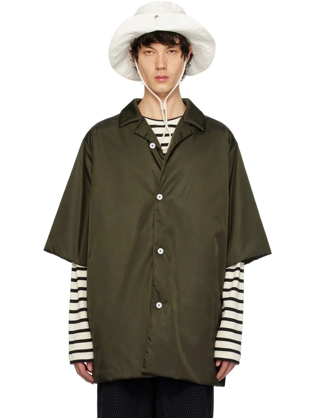 Jil Sander o1mt1gz1125 Jacket in Dark Green Size US M / EU 48-50 / 2 - 1 Thumbnail