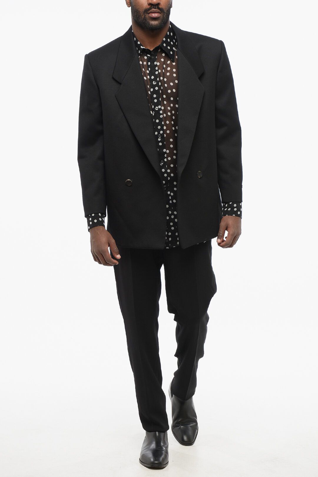 Fear of God og1mm0825 Double-breasted Eternal Twill Wool Blazer In Black Size US M / EU 48-50 / 2 - 4 Thumbnail
