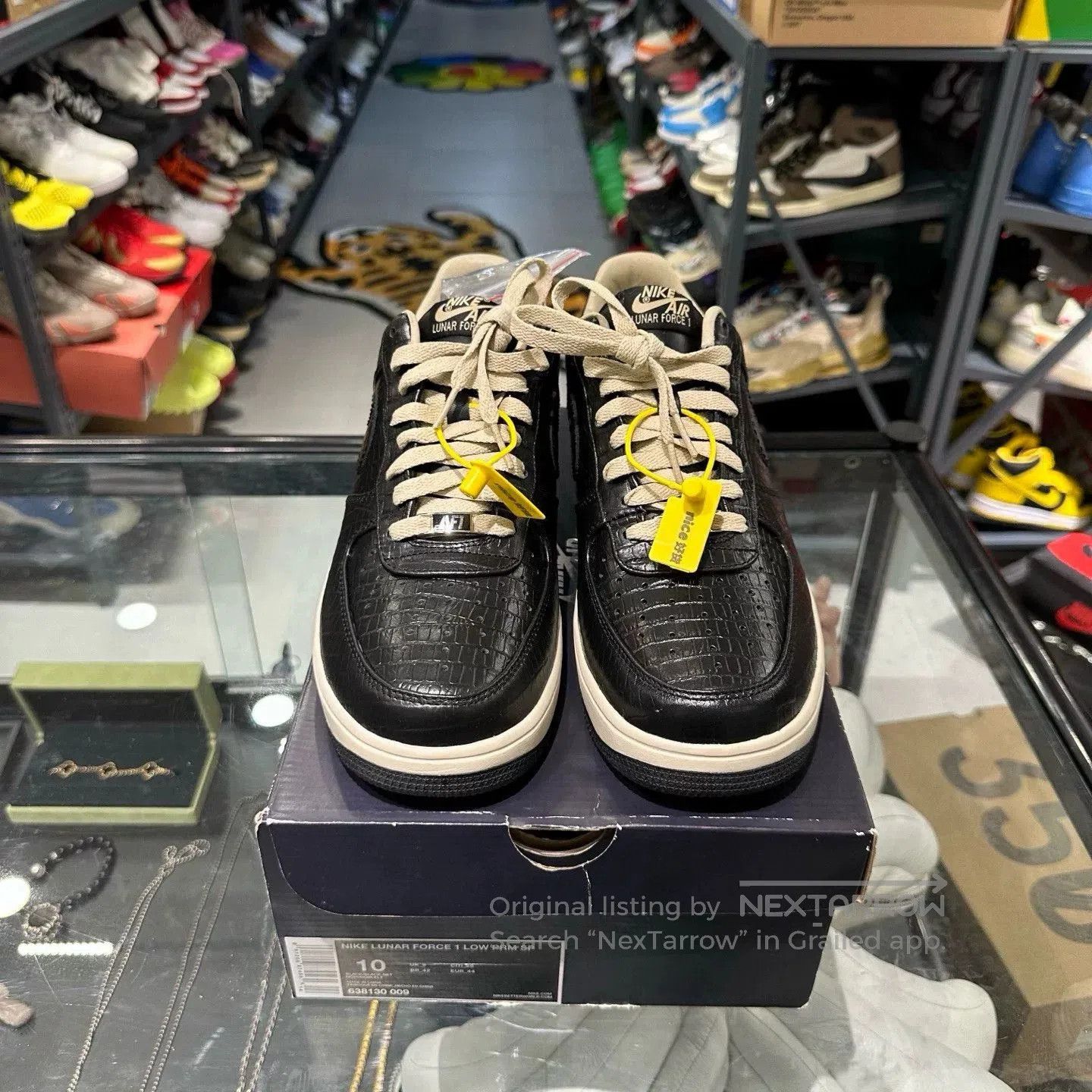 Hiroshi Fujiwara Fragment Design x Nike Lunar AF1 HTM. Size US 10 / EU 43 - 2 Thumbnail