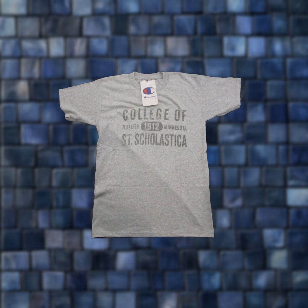 Champion Champion College Short Sleeve Shirt S NEW Gray Men's T-Shirt Shop Collegiate Spell Out Size US S / EU 44-46 / 1 - 1 Thumbnail