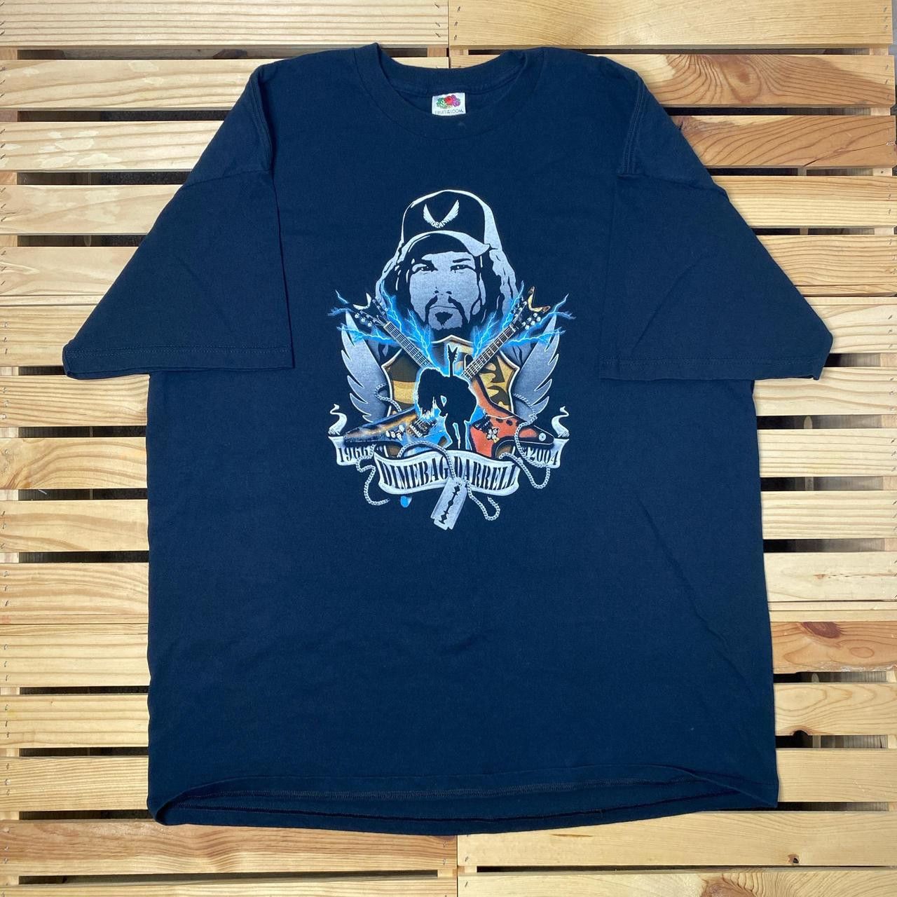 Fruit Of The Loom Vintage Pantera x Dimebag Darrell Black Band Tee Size 2XL Size US XXL / EU 58 / 5 - 1 Thumbnail