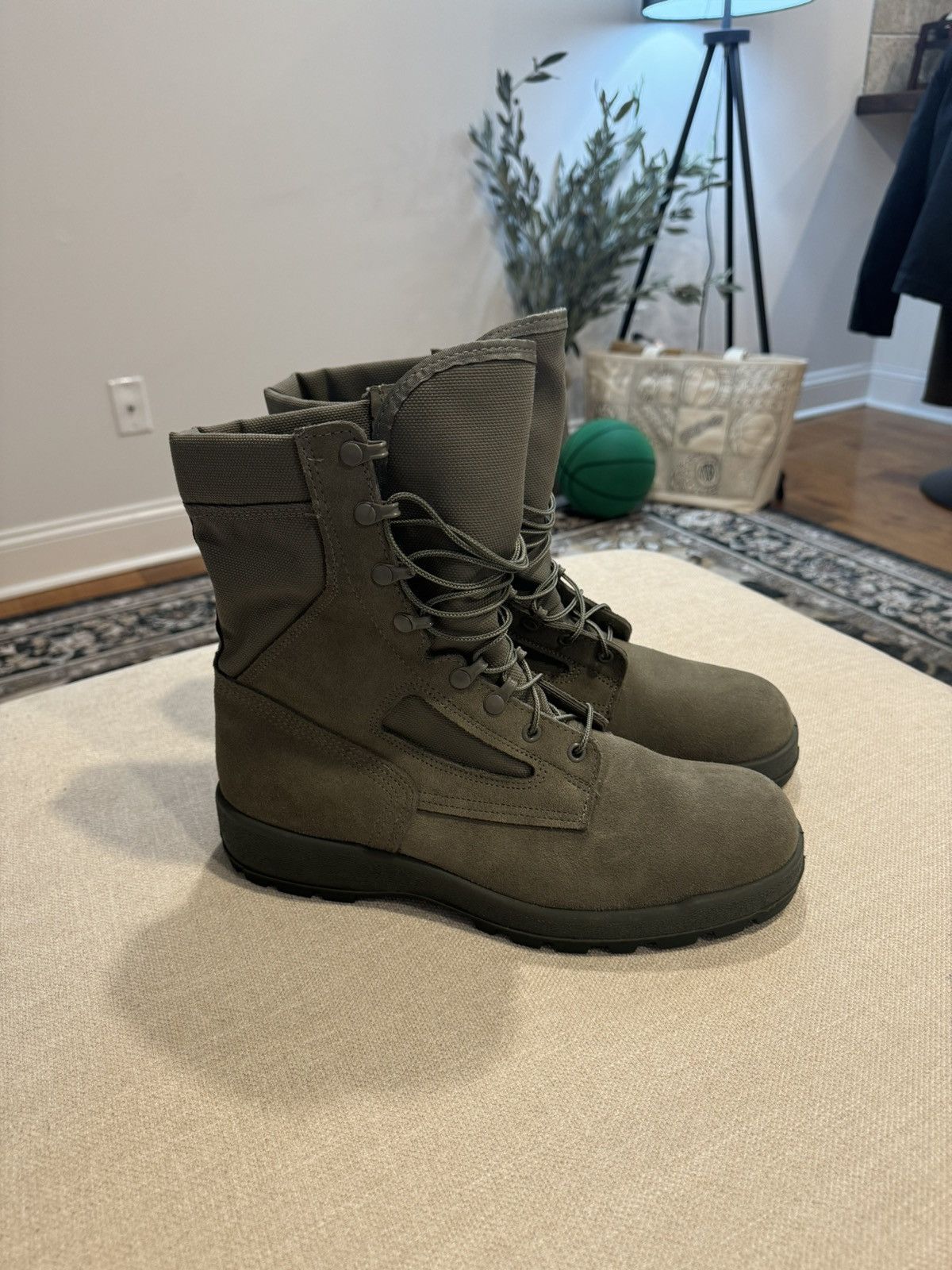 Military McRae Military Combat Boots Goretex Vibram Sole Grey NWT | Grailed