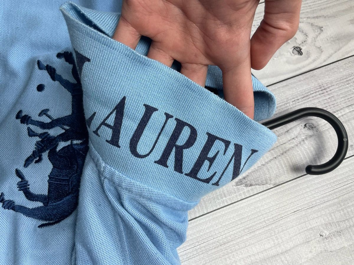 Vintage Vintage polo Ralph Lauren blue big logo size XL rare Size US XL / EU 56 / 4 - 8 Thumbnail