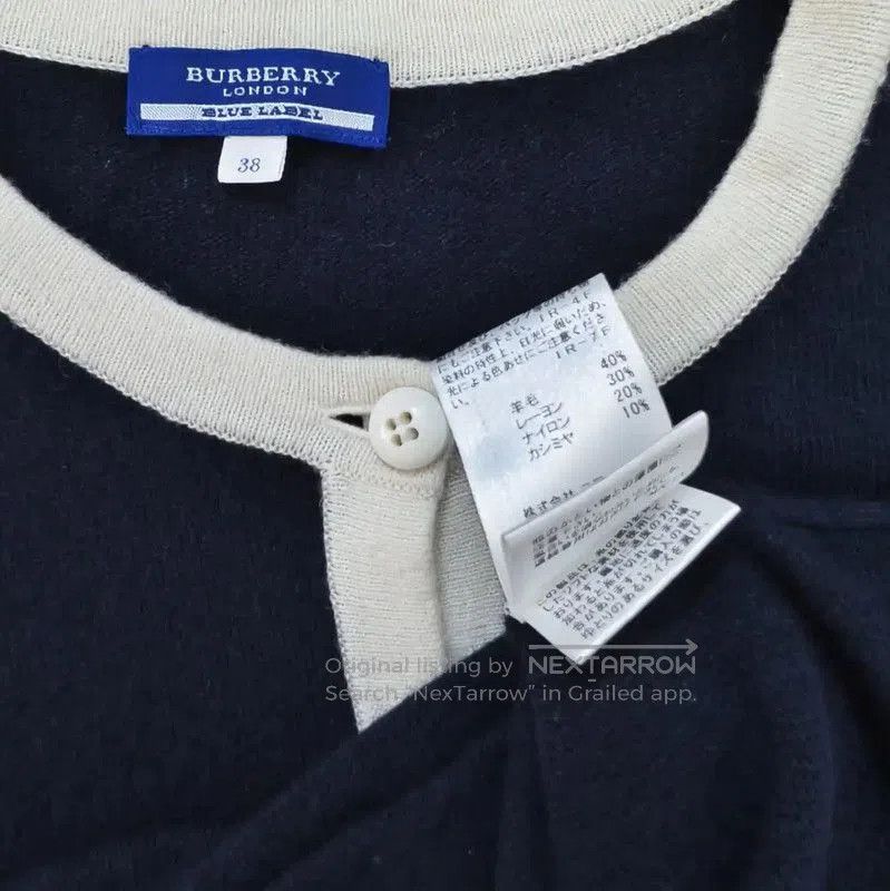 Burberry Burberry Knitted Wool Blend Long Sleeve Cardigan. Size M / US 6-8 / IT 42-44 - 6 Thumbnail