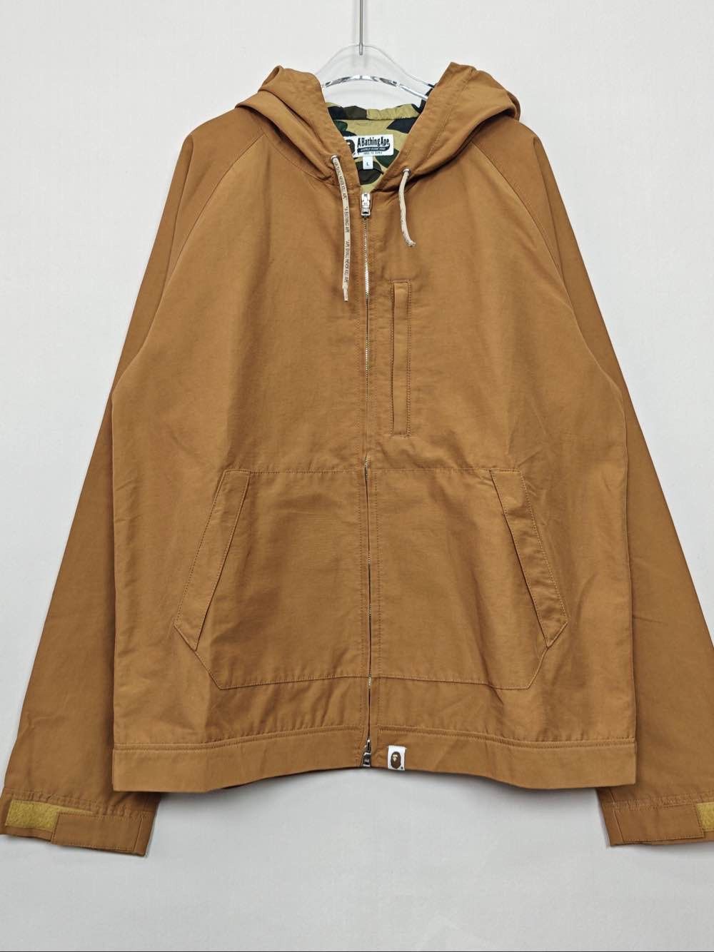 Bape A BATHING APE Camo Lined Zip Hoodie Size L Size US L / EU 52-54 / 3 - 1 Thumbnail