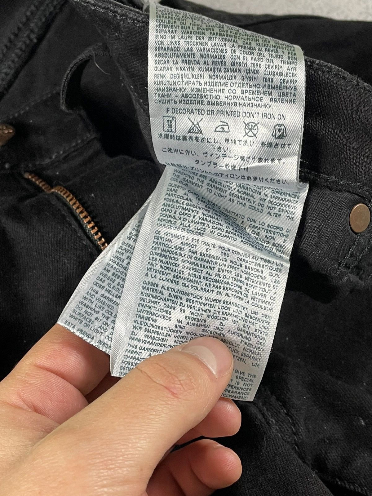 Vivienne Westwood Vivienne Westwood Skinny War Peace Orb Embossed Pocket Jeans Size 25" / US 0 / IT 36 - 13 Thumbnail
