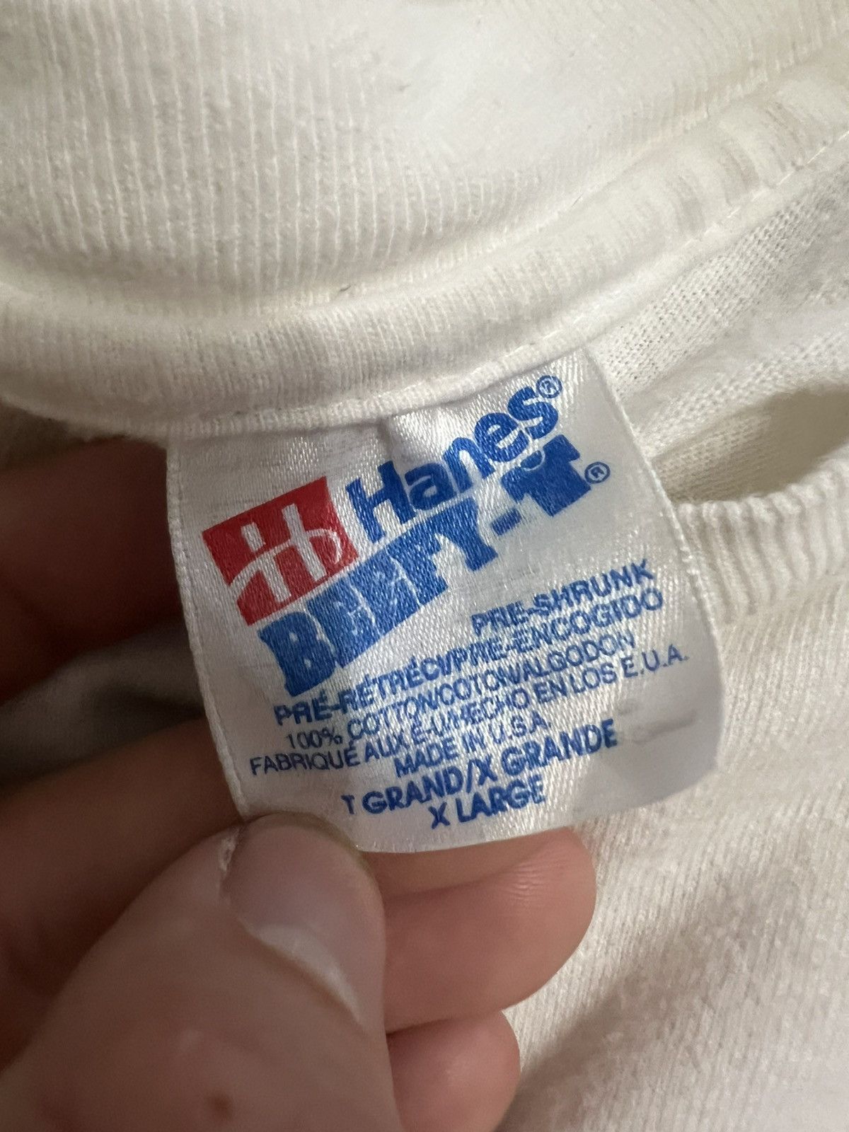 Hanes × Vintage Vintage Hanes Animal Nature tee Size US XL / EU 56 / 4 - 6 Thumbnail