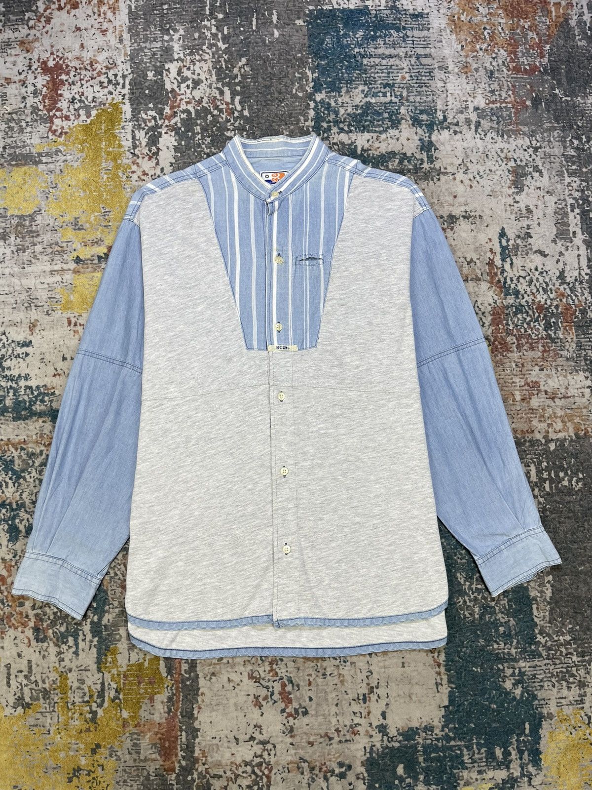 Nigel Cabourn Vintage Nigel Cabourn Button Down Western Patch Shirt Size US M / EU 48-50 / 2 - 1 Thumbnail