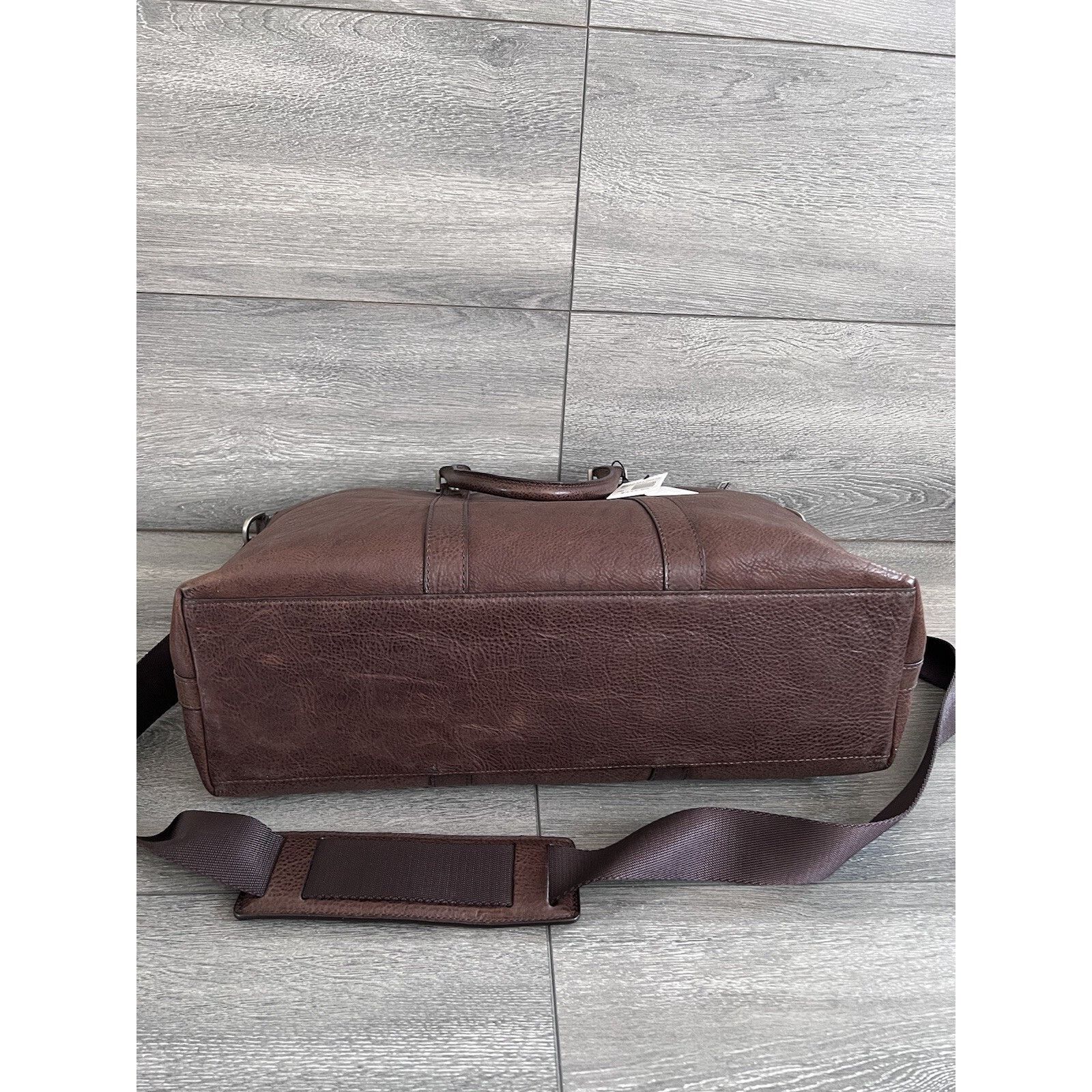 BRAHMIN Brahmin Beckett genuine leather men laptop bag B000514 Size 40 - 9 Thumbnail