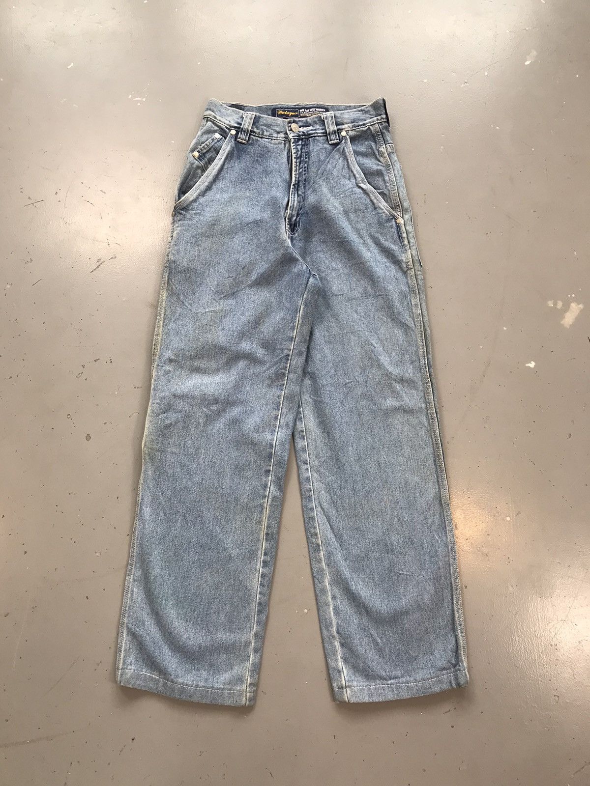 JNCO × Southpole × Vintage Vintage Wu day Wei big pocket Y2K embroidered denim Size US 27 - 2 Thumbnail