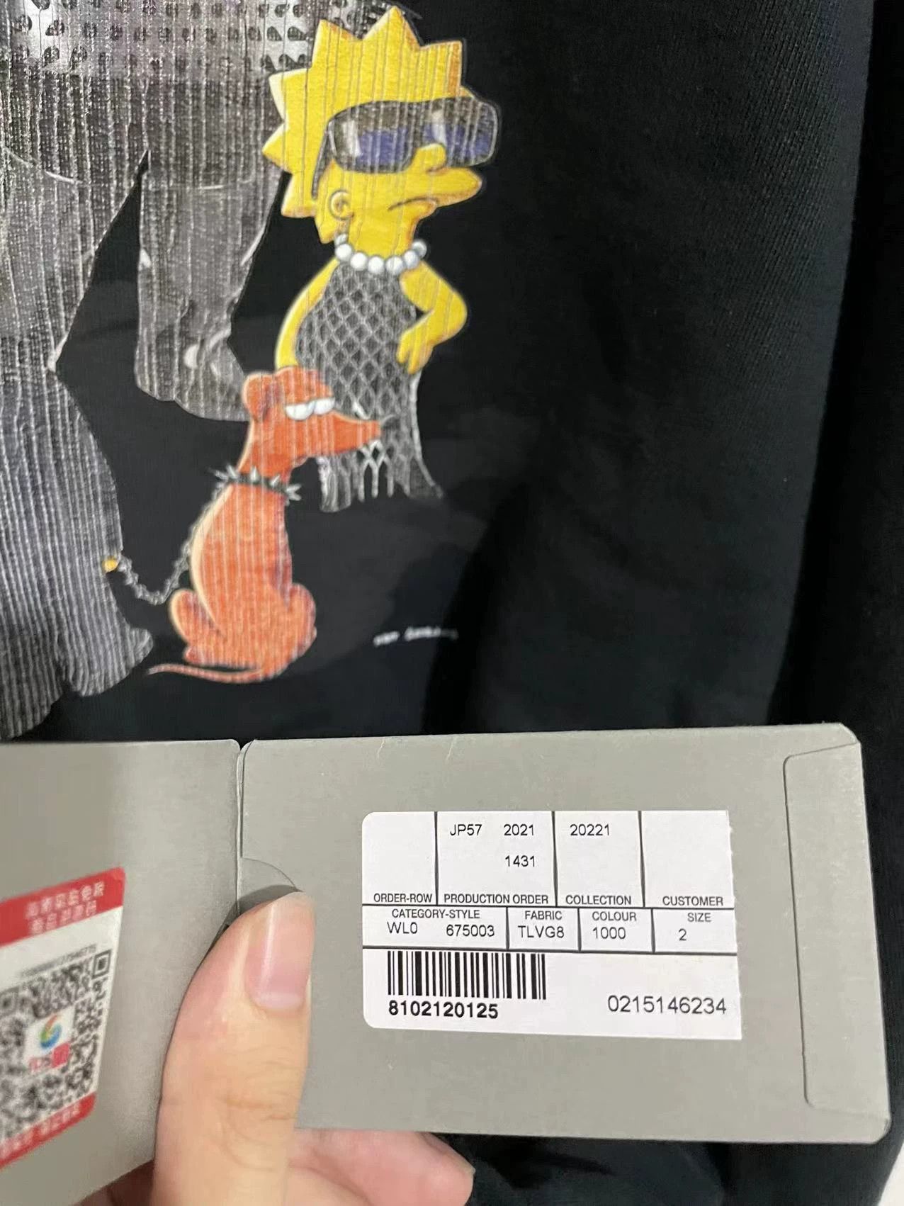 Balenciaga Balenciaga Balenciaga Simpson Hoodie-2507 Size US M / EU 48-50 / 2 - 5 Thumbnail
