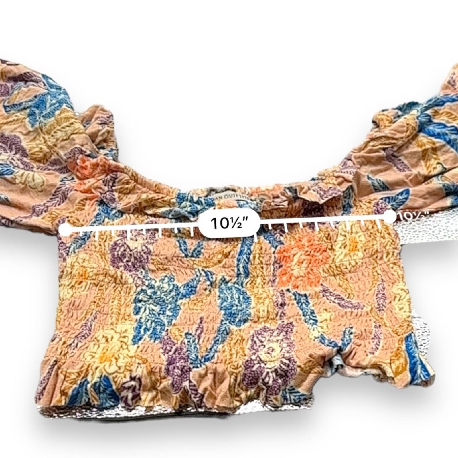 Urban Outfitters Urban Outfitters Tropical Floral Print Cropped Top Size S Size S / US 4 / IT 40 - 5 Thumbnail