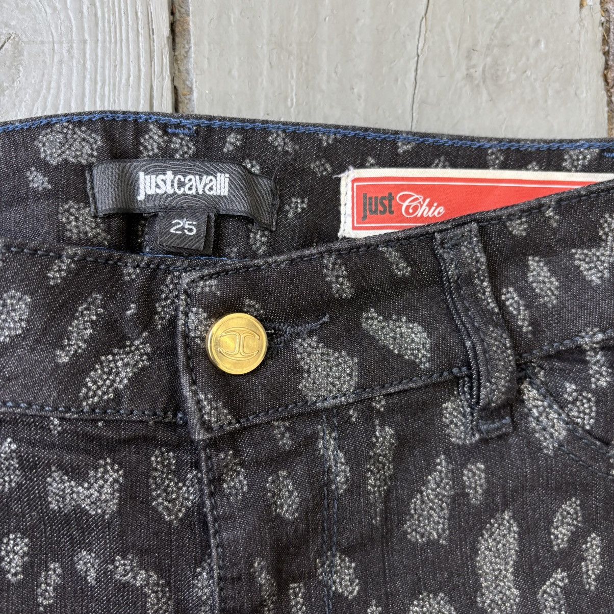 Just Cavalli Leopard Print Jeggings Size 25" / US 0 / IT 36 - 6 Thumbnail