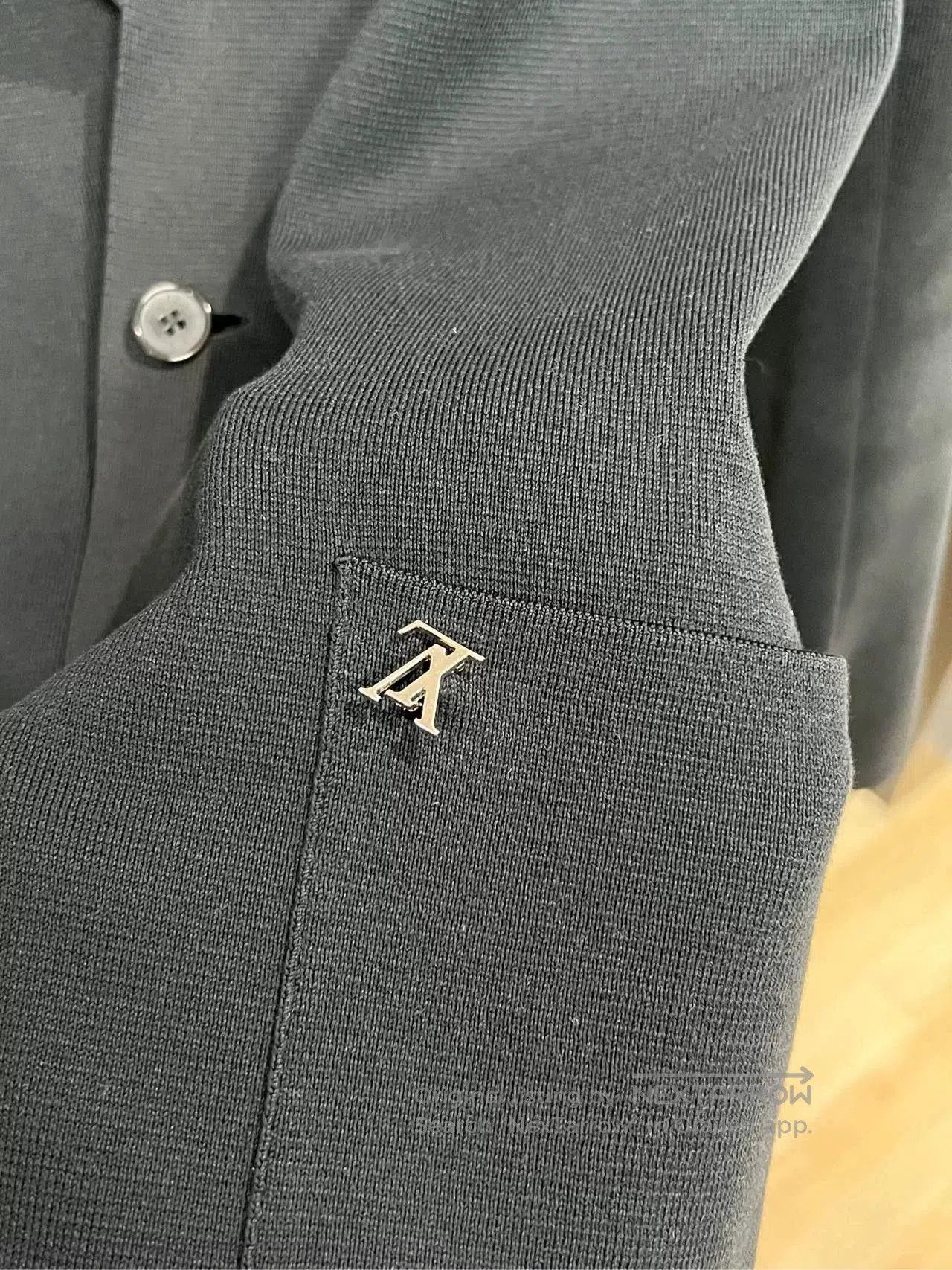 Louis Vuitton wool check pattern blazer in black. Size US M / EU 48-50 / 2 - 3 Thumbnail
