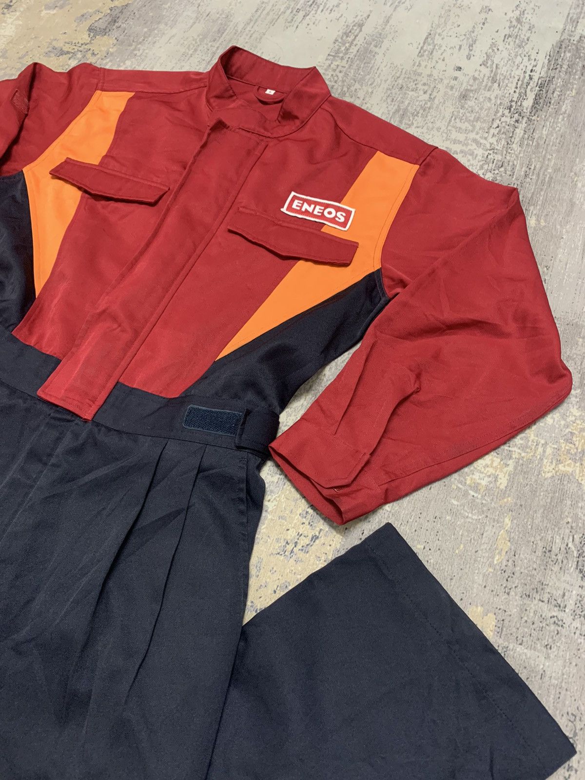 Japanese Brand Vintage Japanese ENEOS Coverall Jumpsuit Initial D Size US 33 - 3 Thumbnail