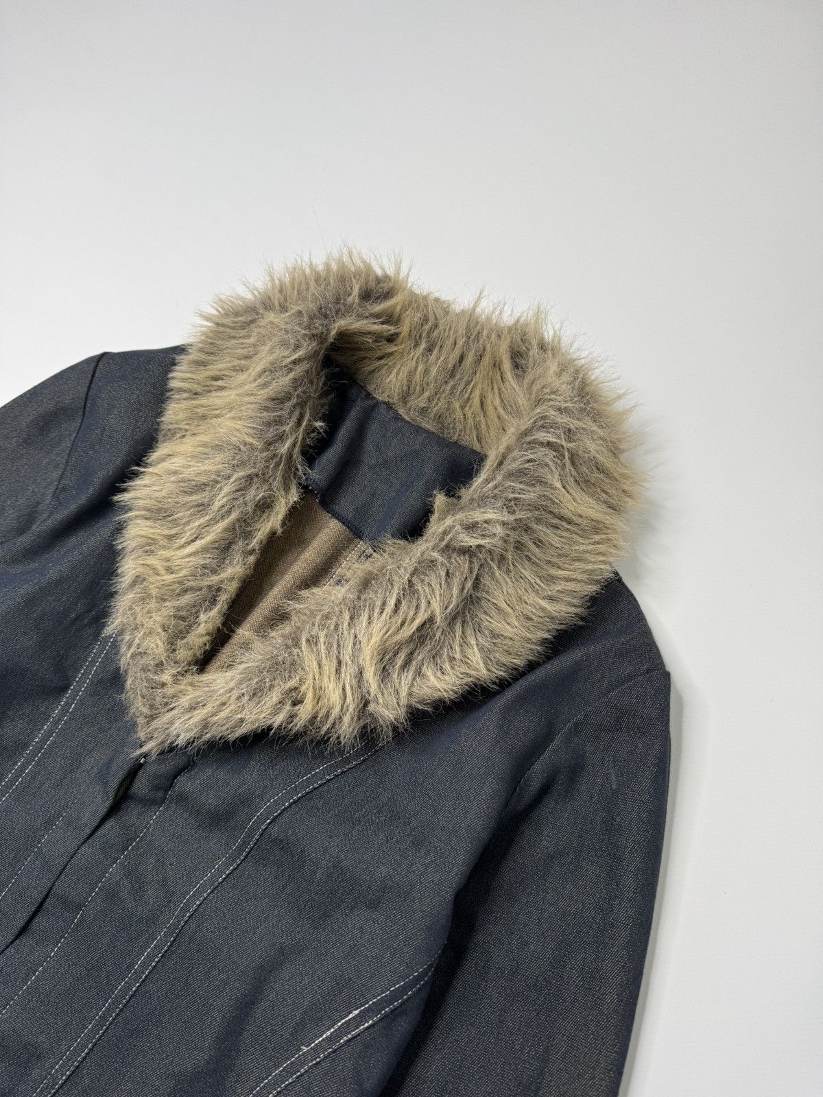 Vintage Vintage avant garde fur blazer swag y2k if6was9 l.g.b. sk8 Size M / US 6-8 / IT 42-44 - 2 Thumbnail