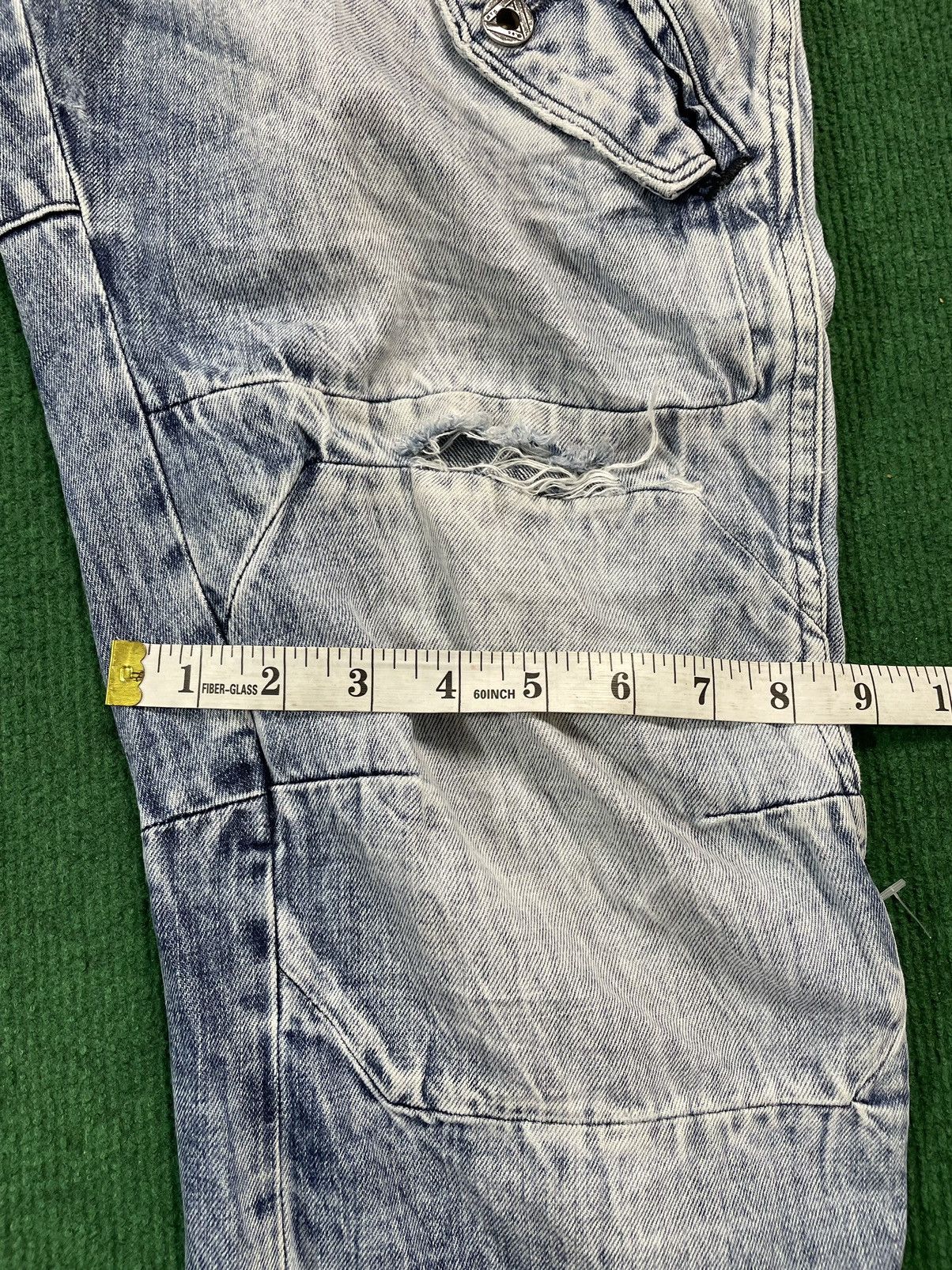 G-Star × If Six Was Nine × Japanese Brand G Star Raw Denim Distressed Look Jeans Size US 31 - 17 Thumbnail