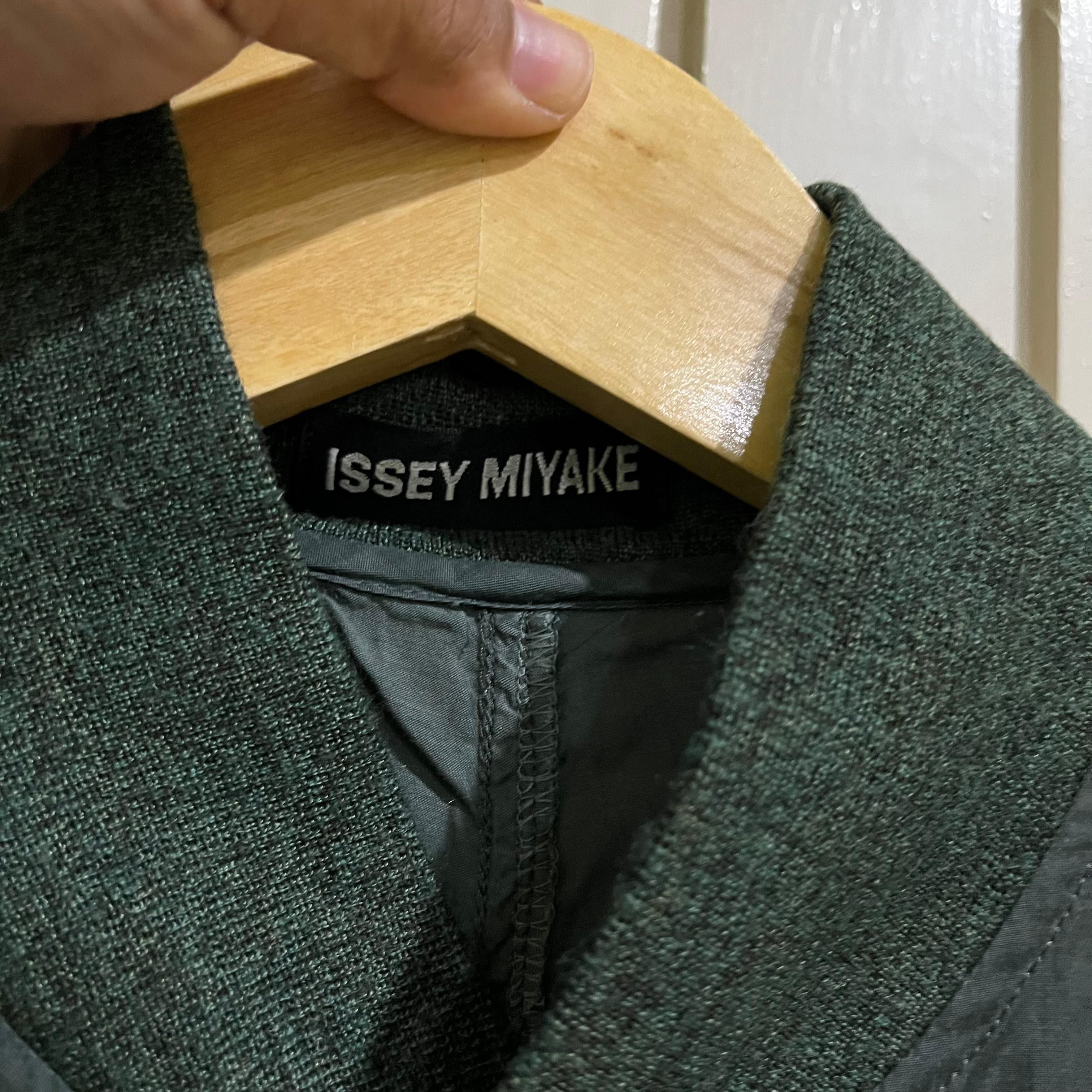 Issey Miyake × Japanese Brand Vintage Issey miyake wrinkle rib knit collar shirt Size US M / EU 48-50 / 2 - 5 Thumbnail
