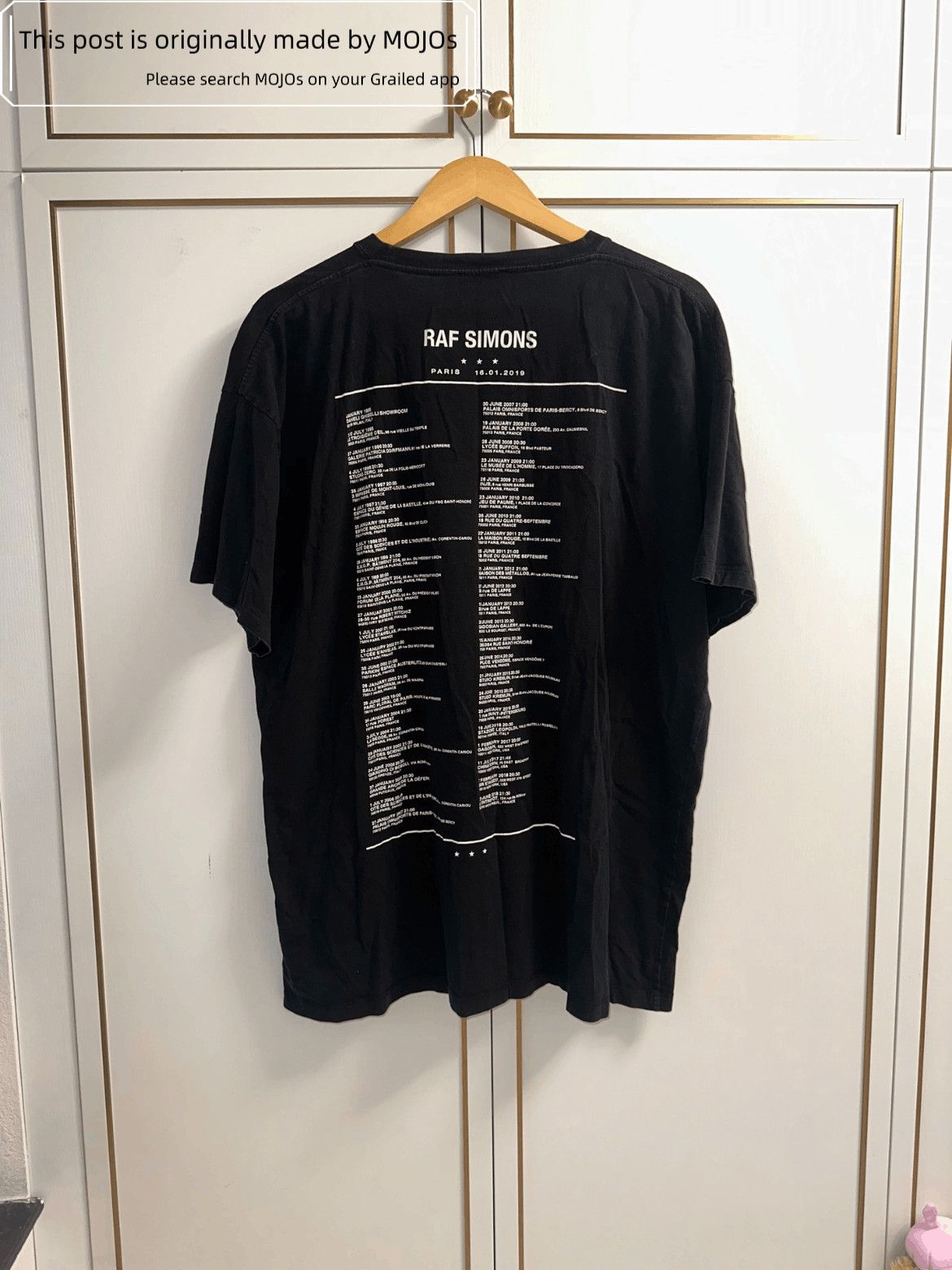 Raf Simons Raf Simons 20AW Diptych Tour Tee Size US L / EU 52-54 / 3 - 2 Thumbnail