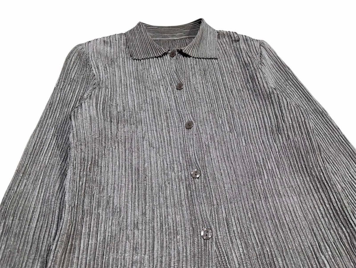 Japanese Brand 🔥Vintage T-Pleats Pleated Shirt Issey Miyake Style Size M / US 6-8 / IT 42-44 - 4 Thumbnail