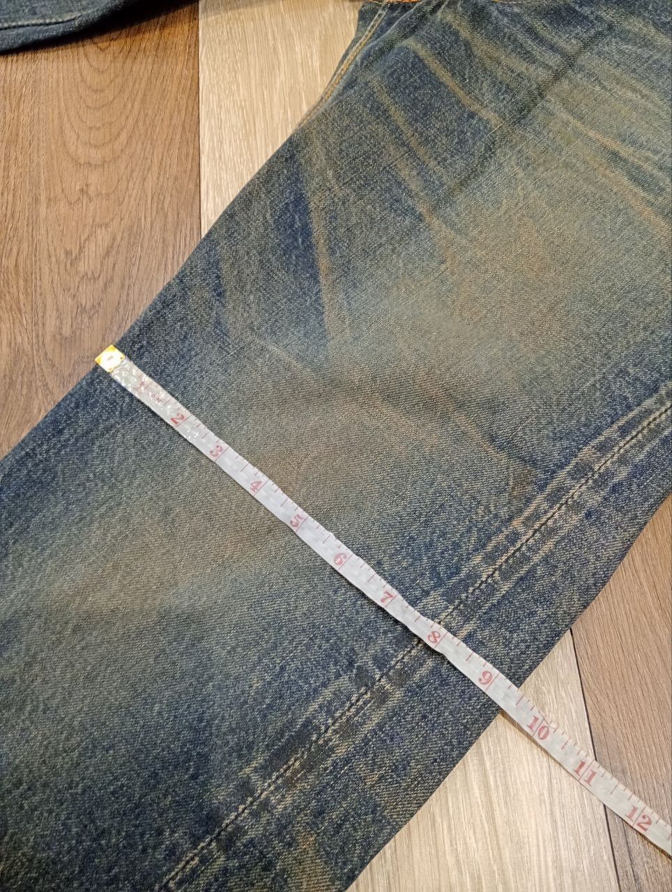 Warehouse BLUE & GRAY BY WAREHOUSE JAPAN WASHED BLUE SELVEDGE DENIM Size US 33 - 21 Thumbnail