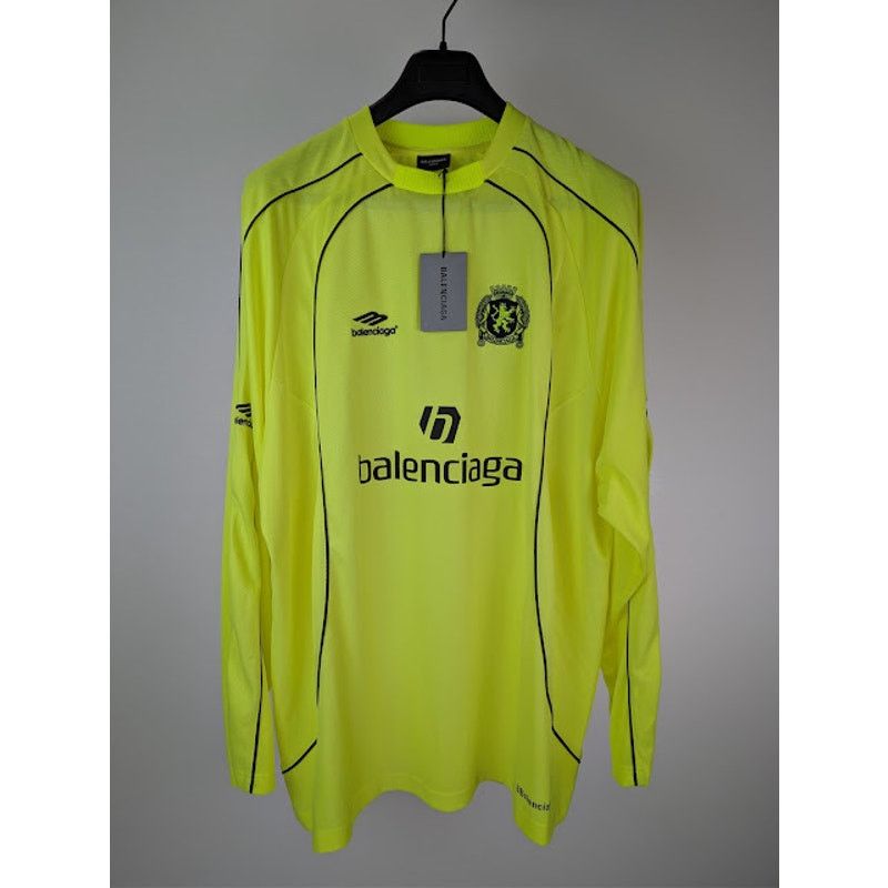 Balenciaga Balenciaga Paris Black Long Sleeve Soccer Jersey | Grailed
