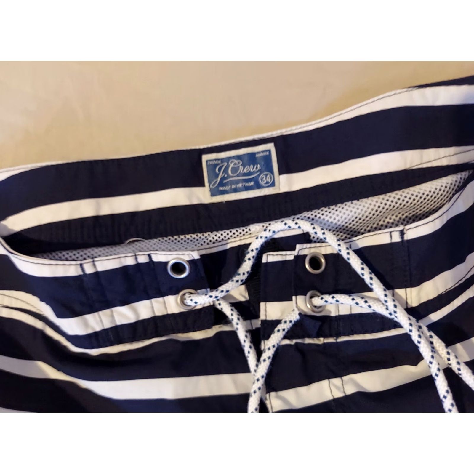 J.Crew Mens J. Crew Trunks 34 Navy Blue Athletic Swim Size US 34 / EU 50 - 5 Thumbnail