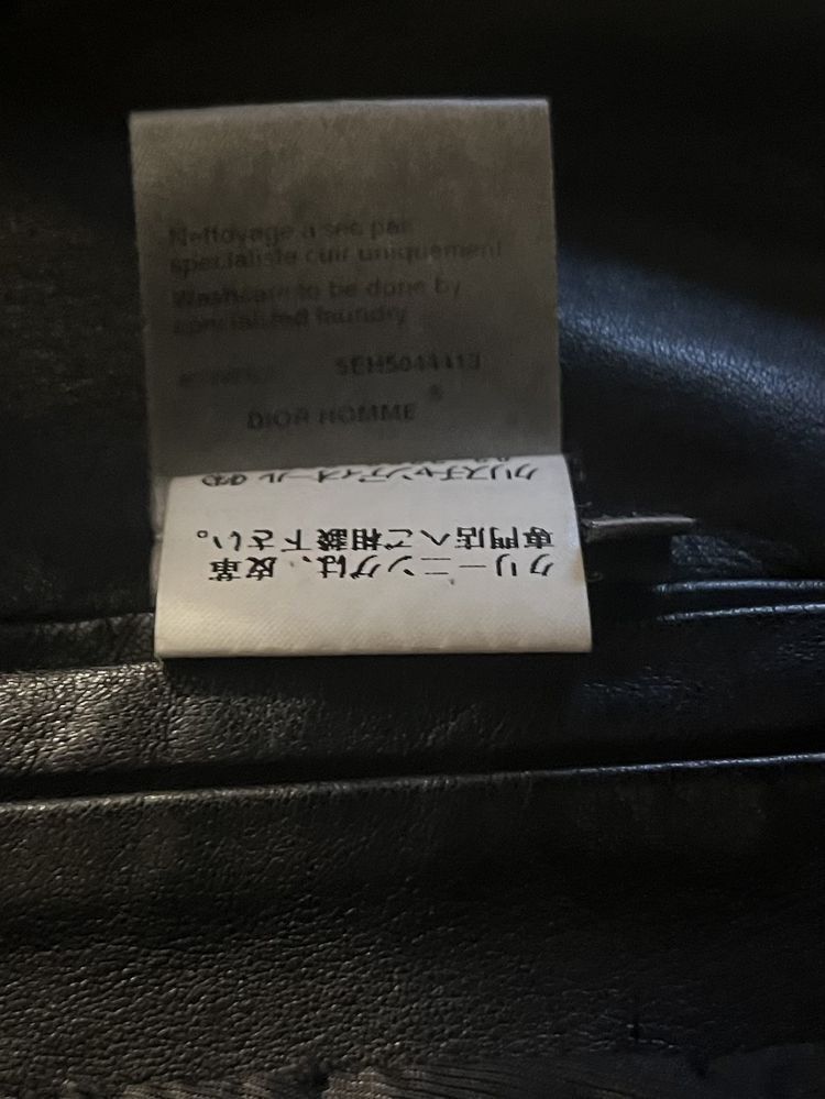Dior Hedi Slimane SS05 Runway Leather Biker Size US S / EU 44-46 / 1 - 19 Thumbnail