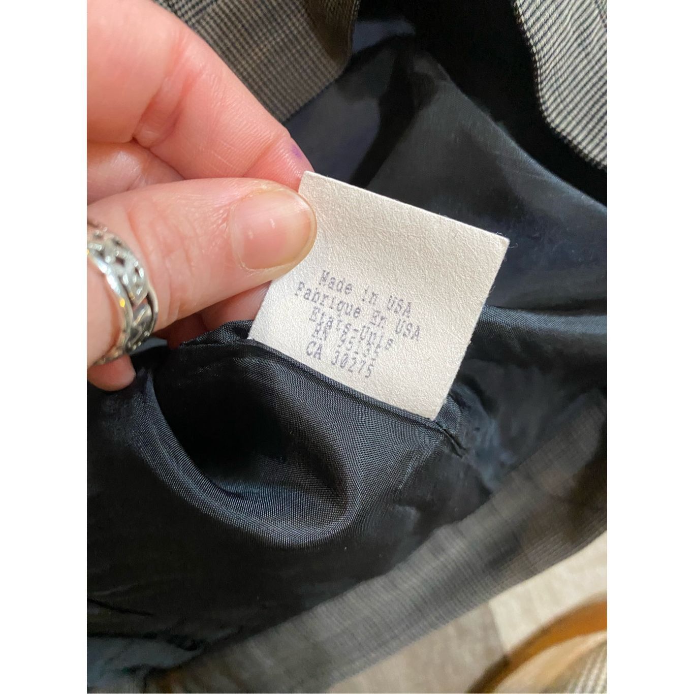 Lafayette 148 Lafayette 148 New York *CHECK BRUSHED WOOL GATES Straight PA Size 34" / US 12 / IT 48 - 8 Thumbnail