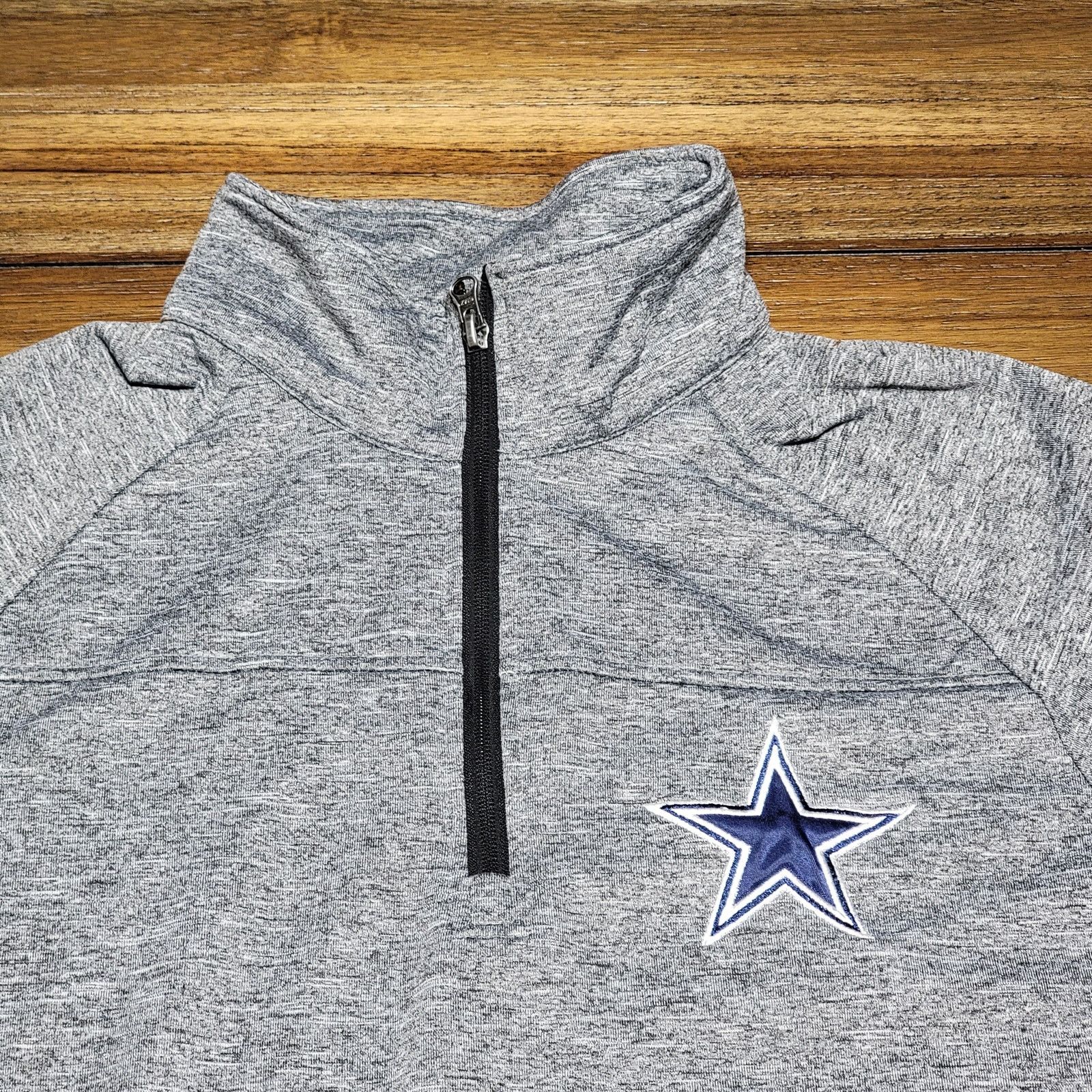 NFL NFL Dallas Cowboys LS Quarter Zip Athletic Pull Over - Small Size US S / EU 44-46 / 1 - 2 Thumbnail
