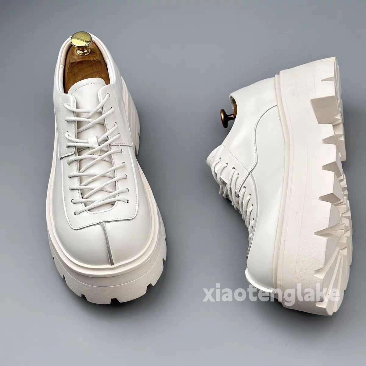 Vintage Utility y2k yuppie hippie thick sole punk shoes boots Size US 7 / EU 40 - 5 Thumbnail