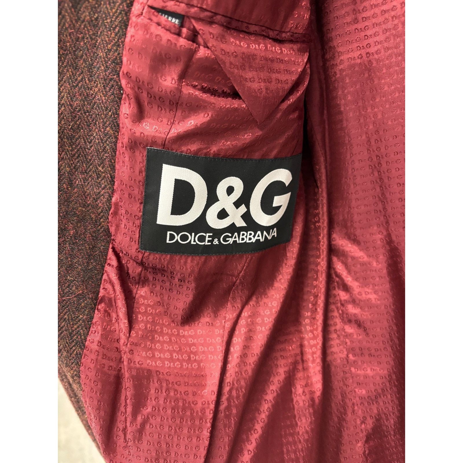 Dolce & Gabbana Dolce & Gabbana Wool Blend Blazer Knit Sleeves 90s IT 50 Size 40R - 5 Thumbnail