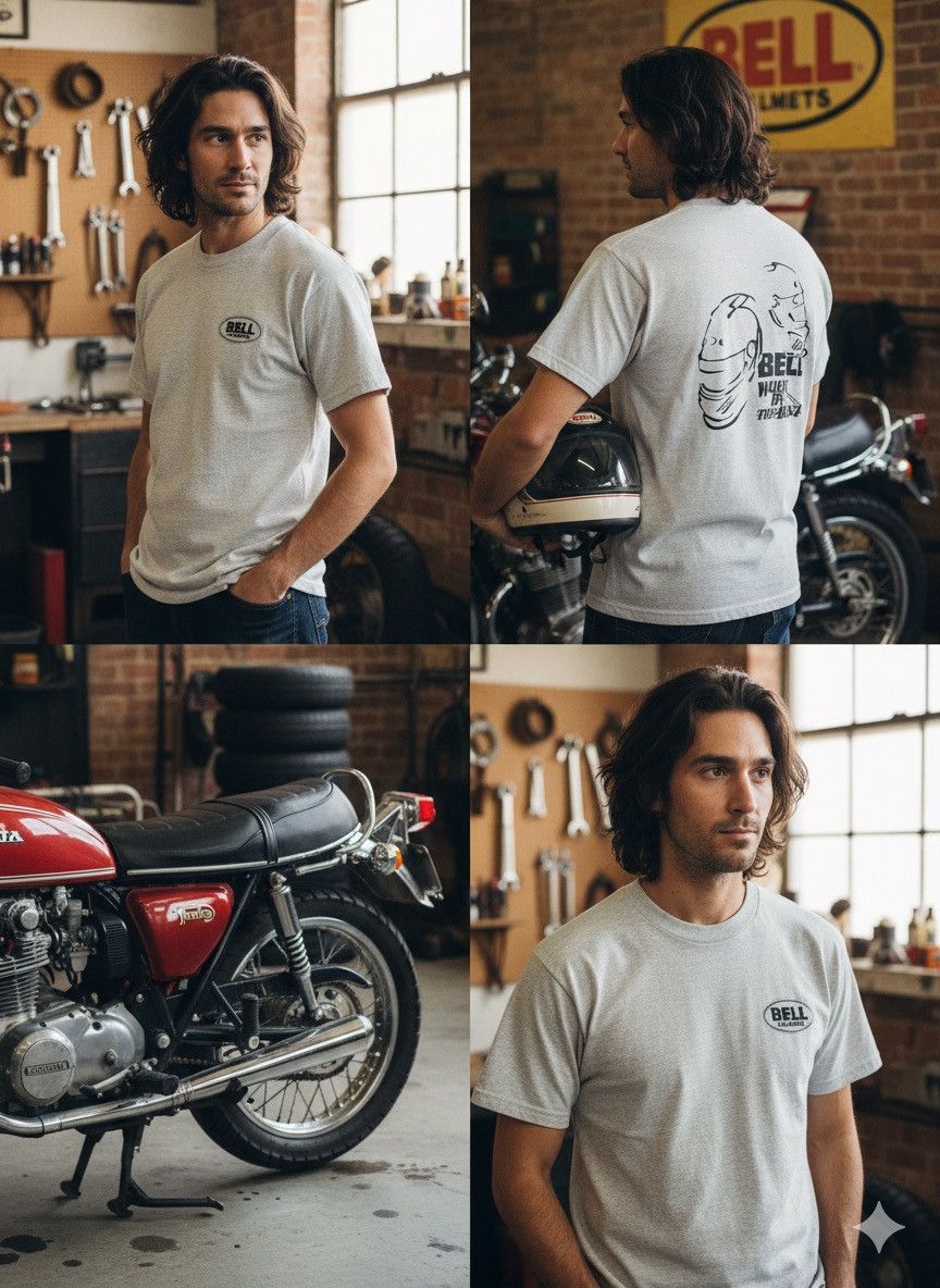 Other Vintage 90s Bell Helmets "Worn By The Best" T-Shirt Size US XS / EU 42 / 0 - 9 Thumbnail