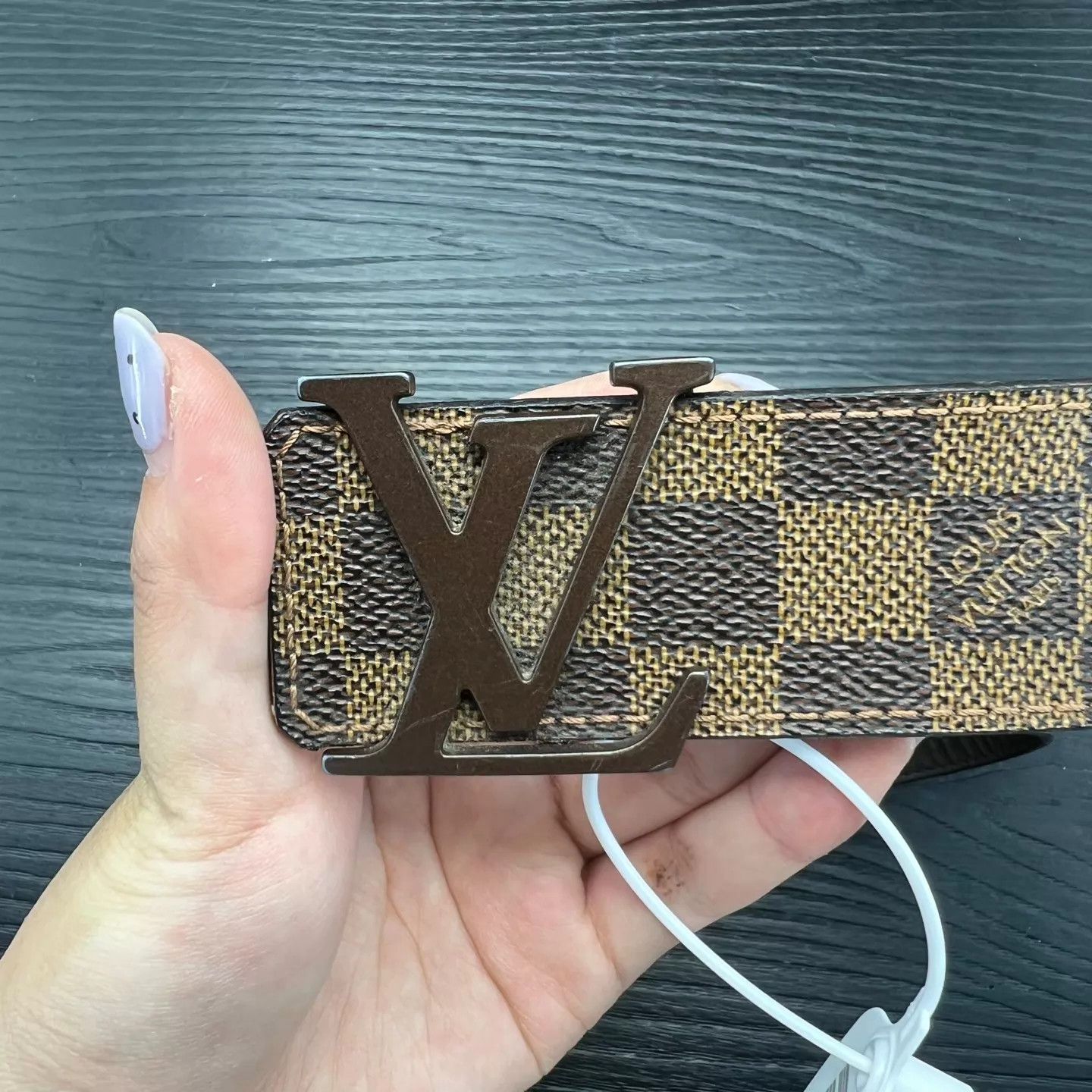 Louis Vuitton LV Brown Damier Belt 85cm Size ONE SIZE - 2 Thumbnail