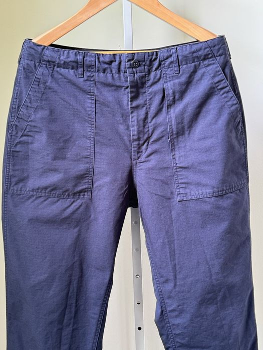 Engineered Garments Aircrew Pant Dark Navy Heavyweight Cotton Ripstop