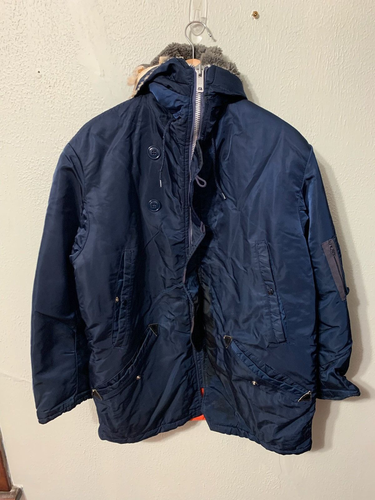 Vintage Vintage Golden Fleece Navy Civilian N-3B Jacket Size US M / EU 48-50 / 2 - 1 Thumbnail
