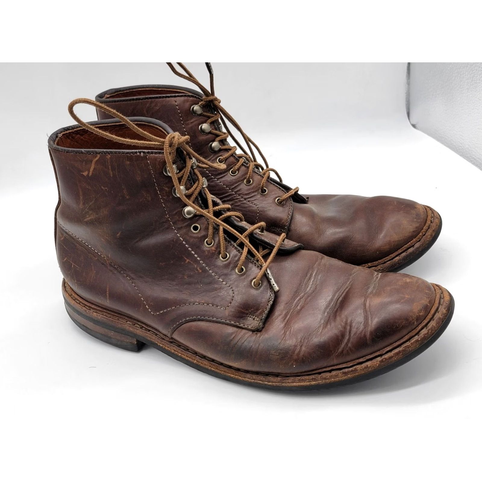 Allen Edmonds Higgins Mill - Men\'s 11 D - Brown Leather  Boots Dainite Soles Allen Edmonds Men main image 2