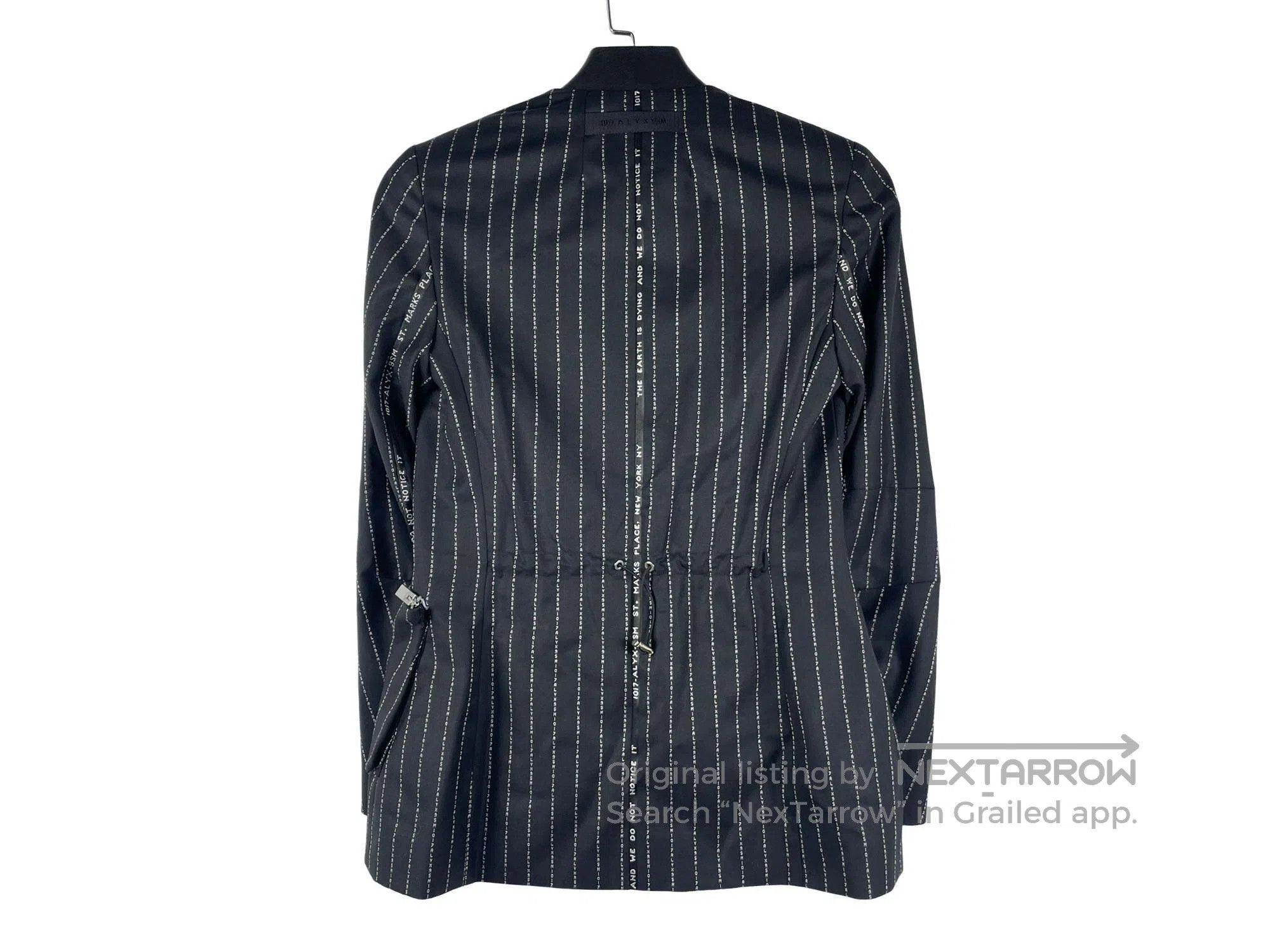 1017 ALYX 9SM 1017 ALYX Utility Letter Stripe Notched Lapel Suit Size XS / US 0-2 / IT 36-38 - 2 Thumbnail