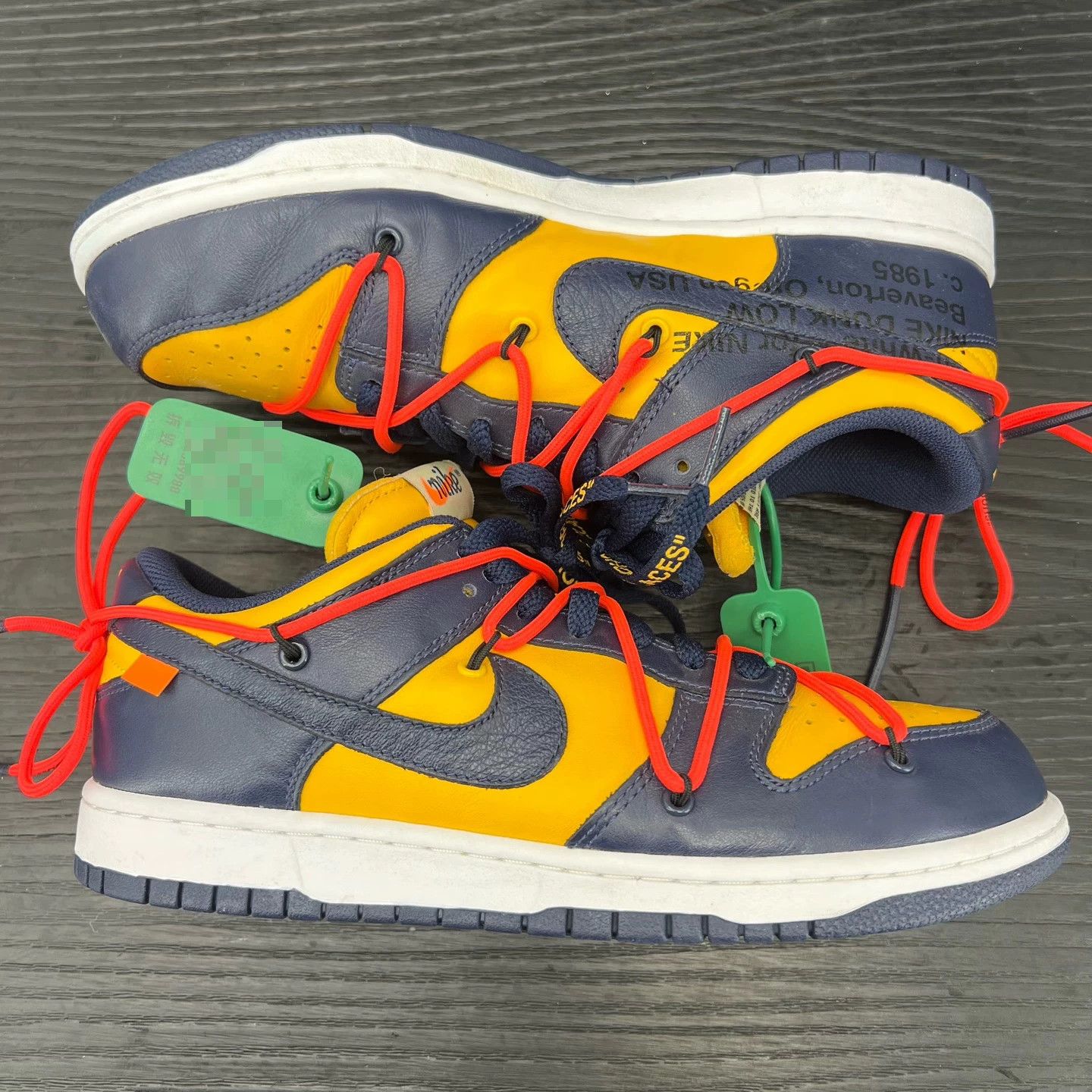 Nike Nike OW Dunk Obsidian Size 42 Size US 9 / EU 42 - 3 Thumbnail