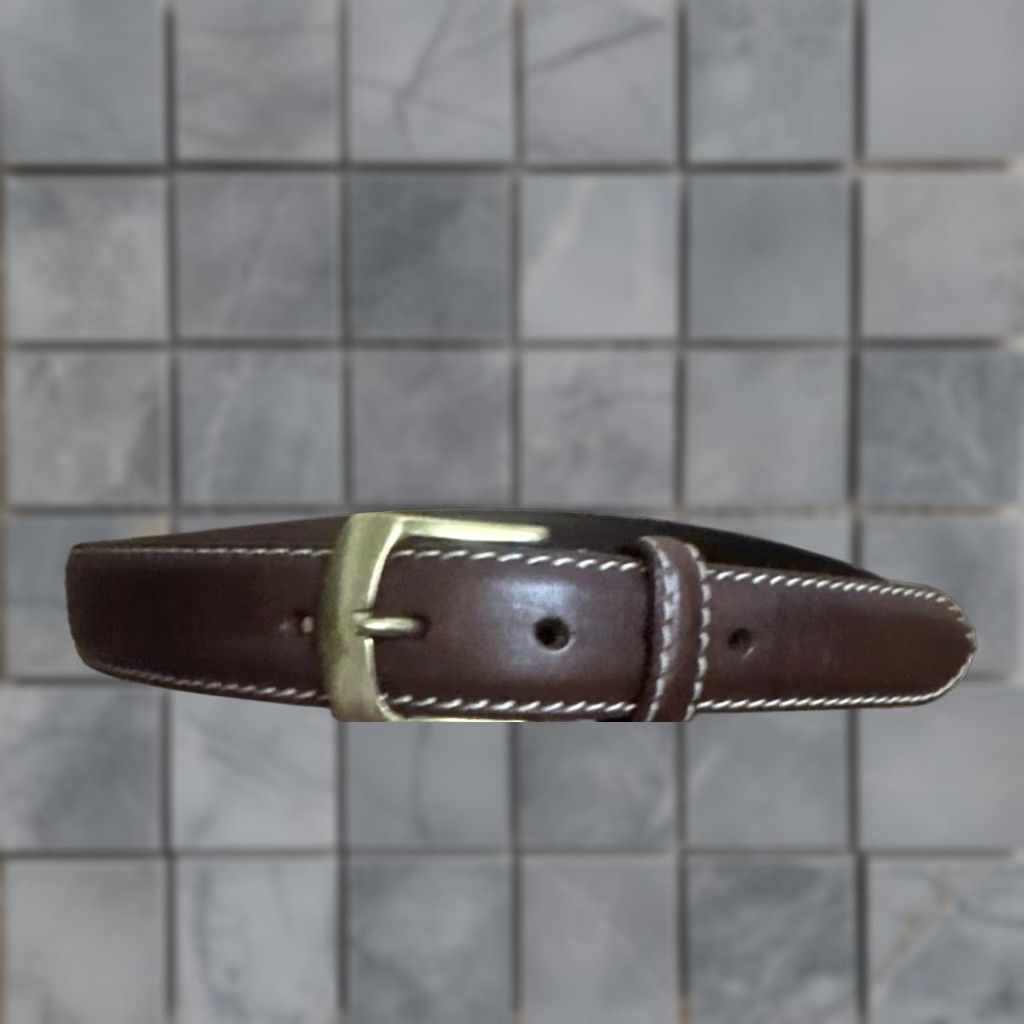 Ralph Lauren Chaps Ralph Lauren Belt Leather Brown Gold Buckle Men’s 40 Size 40 - 1 Thumbnail