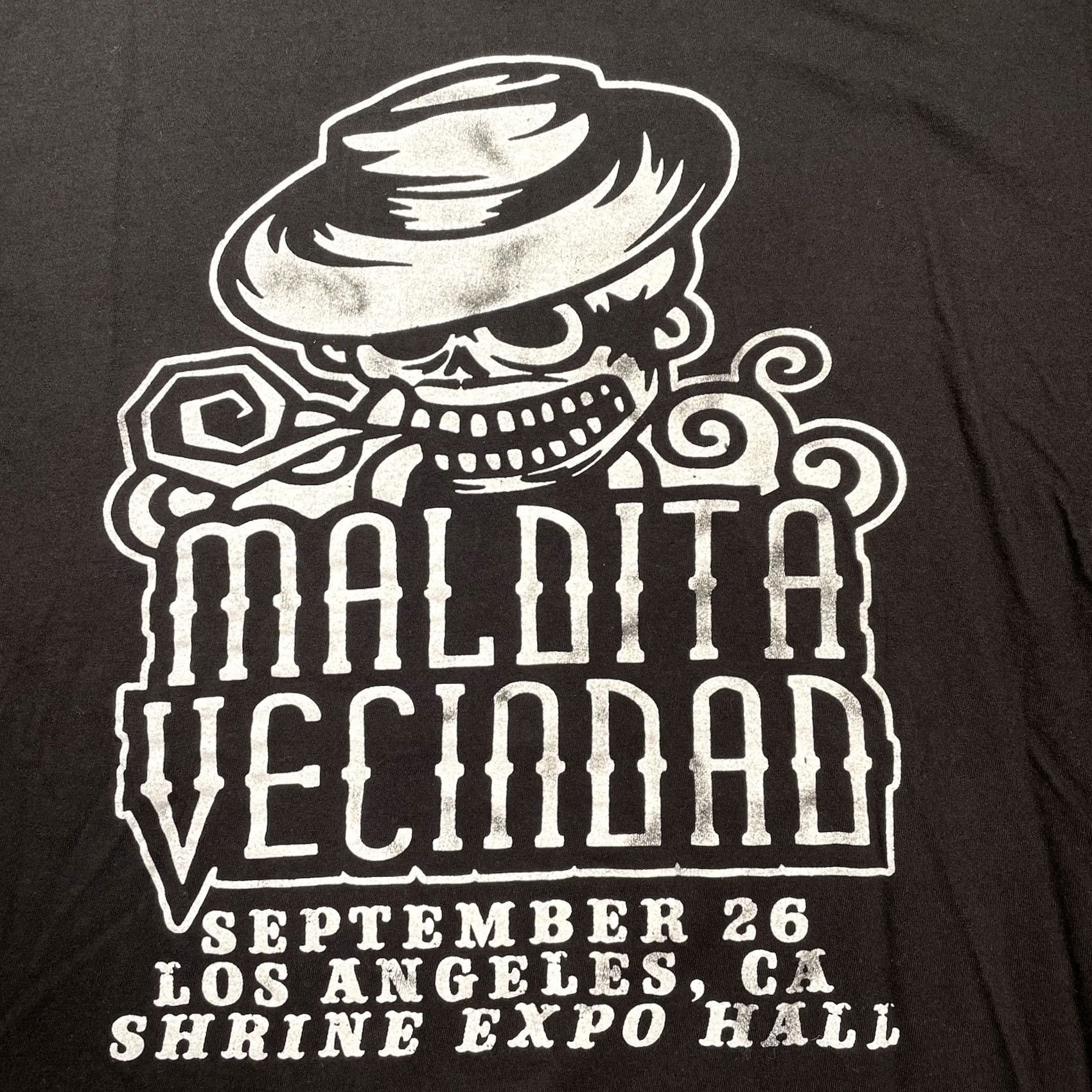Vintage Maldita Vecindad Shirt Men’s L Black Graphic Print Jersey Cotton Crew Neck Short Sleeve Rock Music T-Shirt Men Size US L / EU 52-54 / 3 - 6 Thumbnail