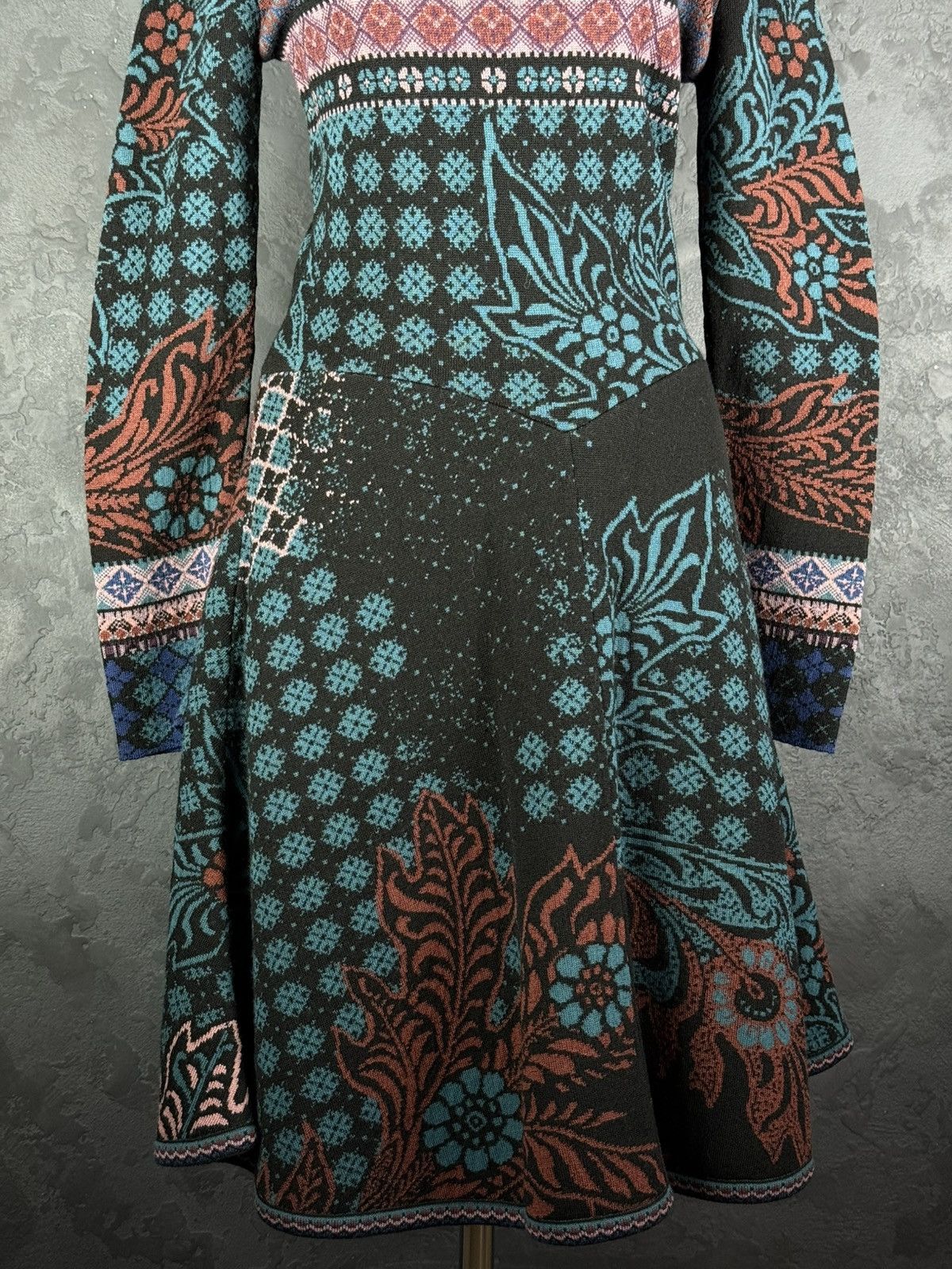 Other Ivko Woman Handwritten Emotions Wool Midi Dress Women’s Size S / US 4 / IT 40 - 3 Thumbnail