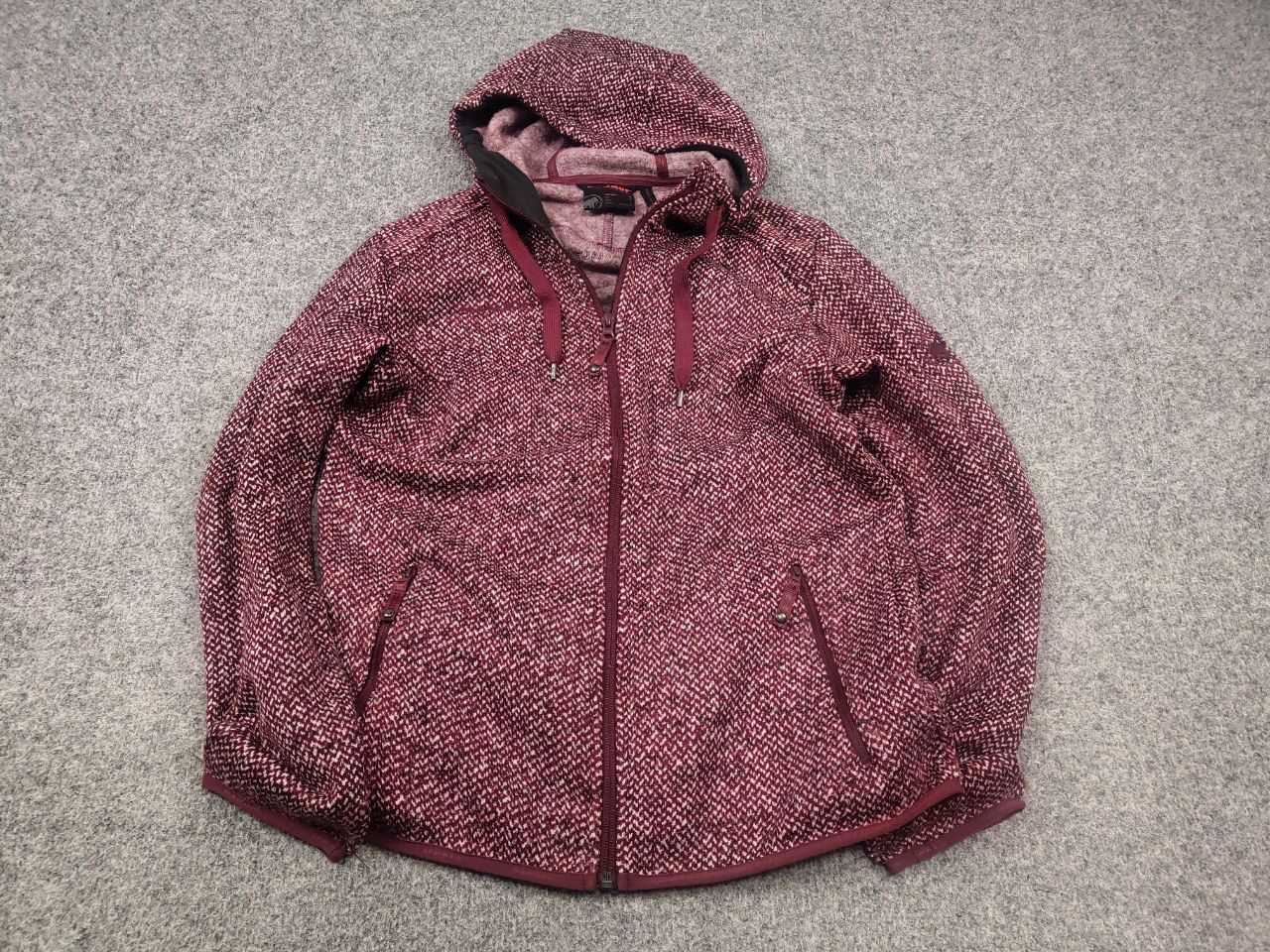 Mammut Mammut Chamuera ML Titanium thermo Fleece Zip Red Jacket Size M / US 6-8 / IT 42-44 - 5 Thumbnail