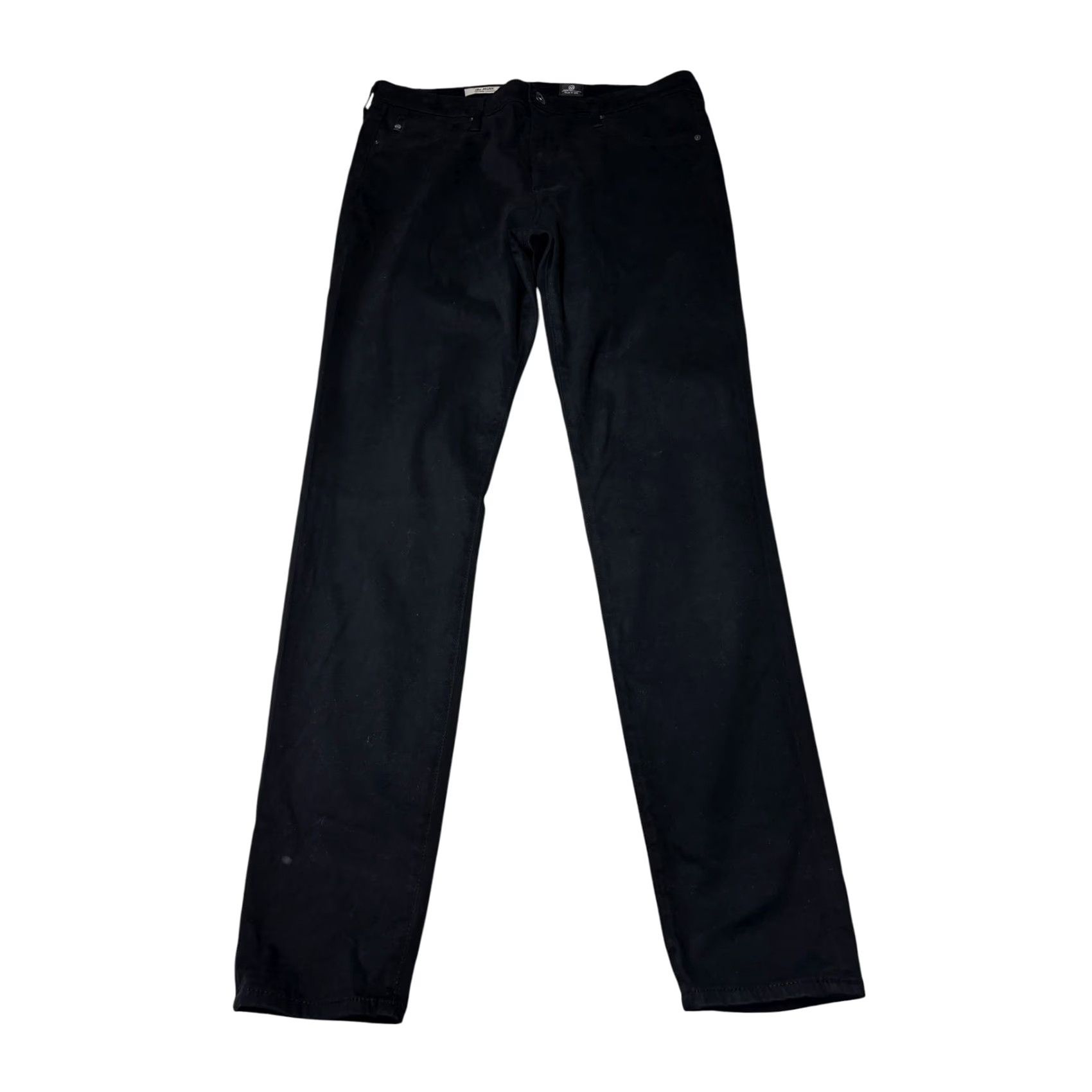 Vintage VINTAGE? No. AG Adriano Goldschmied The Middi Jeans Black 32R L32 Mid-Rise Slim 5-Pocket Vintage: No Size 24" / US 00 / IT 34 - 2 Thumbnail