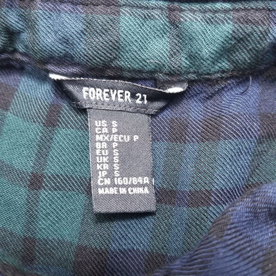 Forever 21 Forever 21 Shirt Womens Small Plaid Button Up Long Sleeve Size S / US 4 / IT 40 - 6 Thumbnail