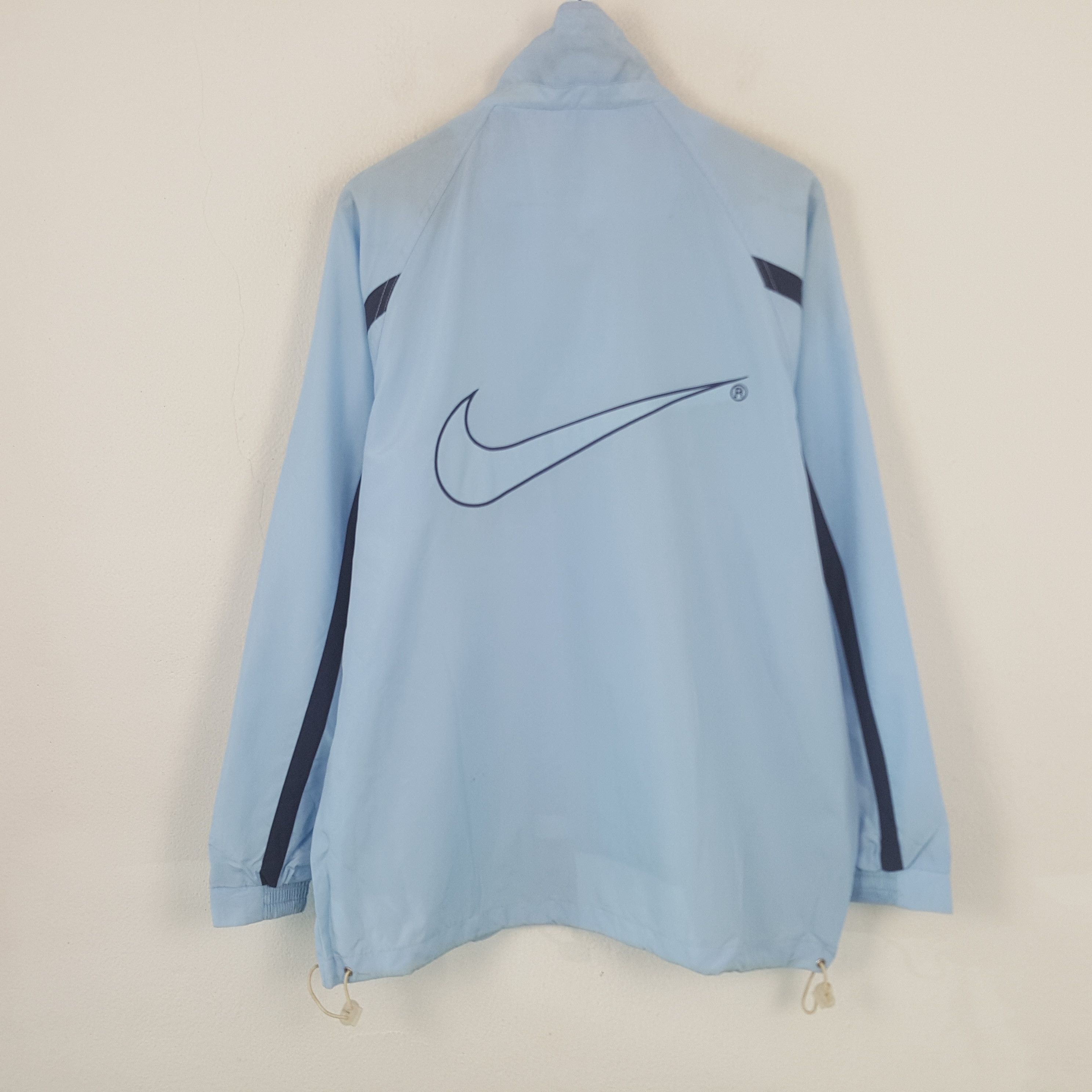 Nike Vintage Nike Swoosh Windbreaker Jacket Size US XL / EU 56 / 4 - 1 Thumbnail