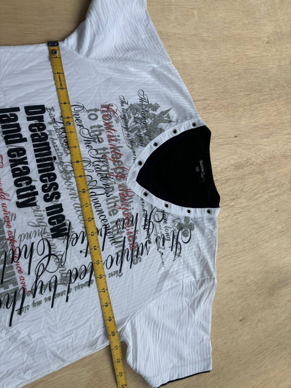 Hysteric Glamour Y2k Beaumont Carr Poem Ifsixwasnine Punk style Tshirt Size US L / EU 52-54 / 3 - 8 Thumbnail