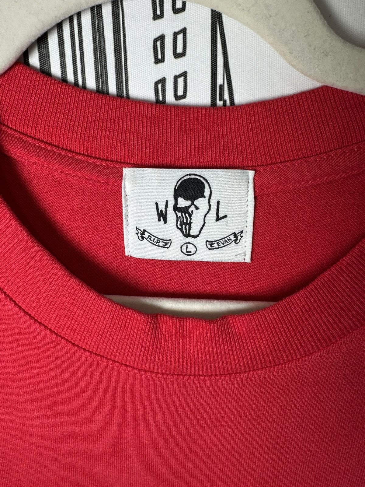 Warren Lotas Warren Lotas WL Crest Tee Large Red Size US L / EU 52-54 / 3 - 5 Thumbnail