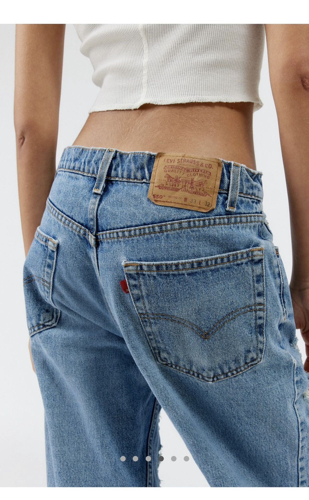 Vintage VINTAGE LEVIS Y2K denim Renewal Levis jeans Size 26" / US 2 / IT 38 - 3 Thumbnail