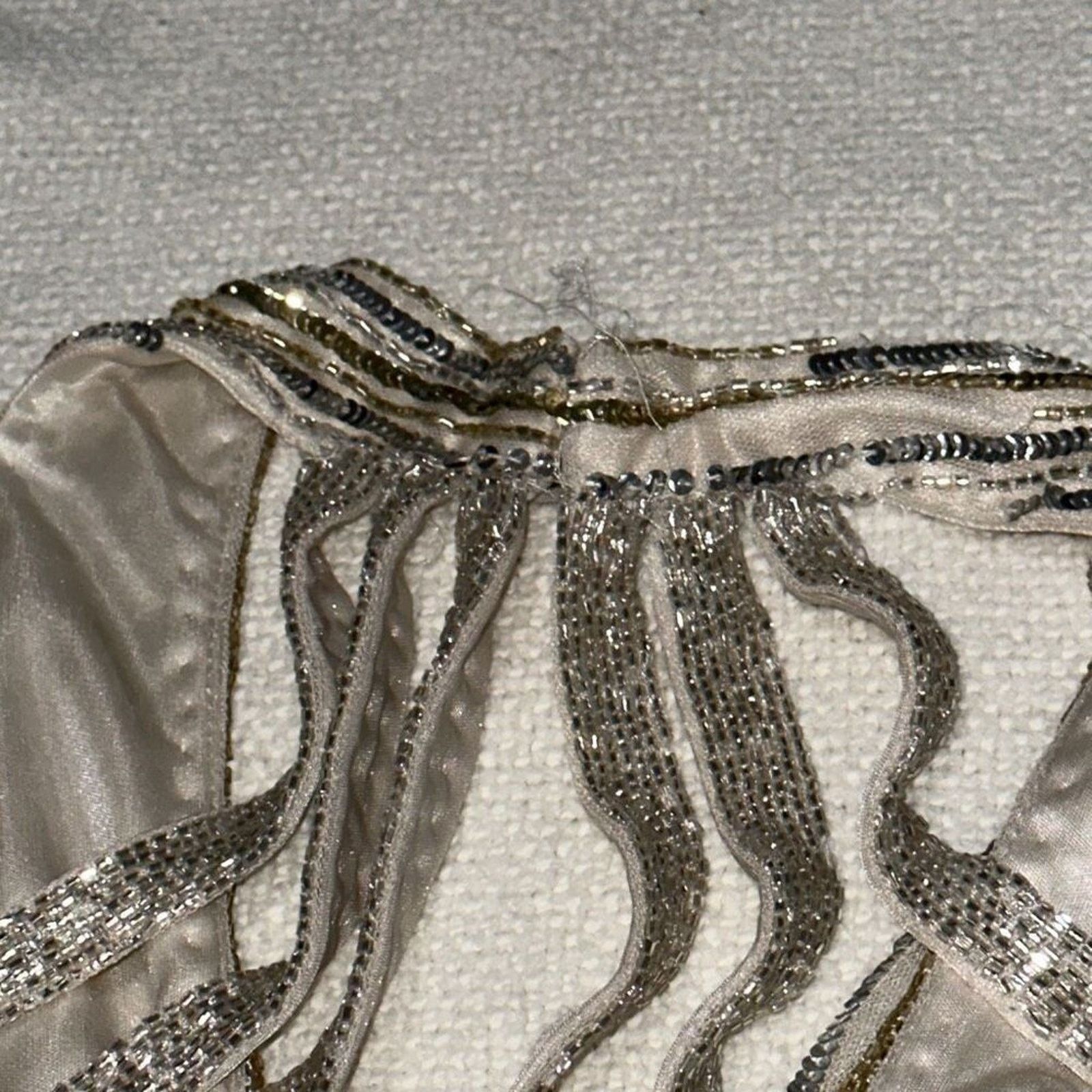 Other Mac Duggal Gold Sequin Halter Romper | Sz 4 Size 27" / US 4 / IT 40 - 6 Thumbnail